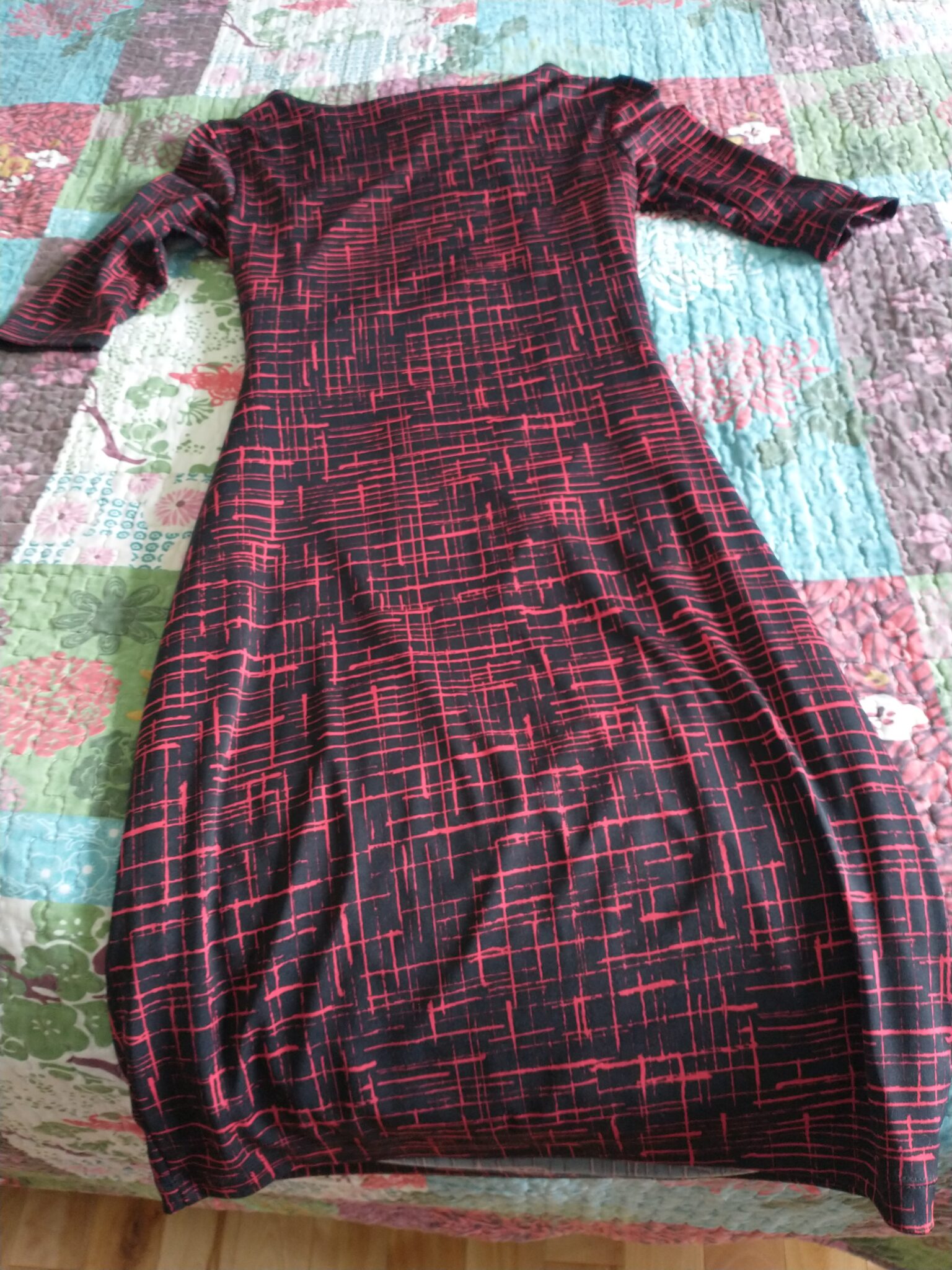 Image for Black and red dress
