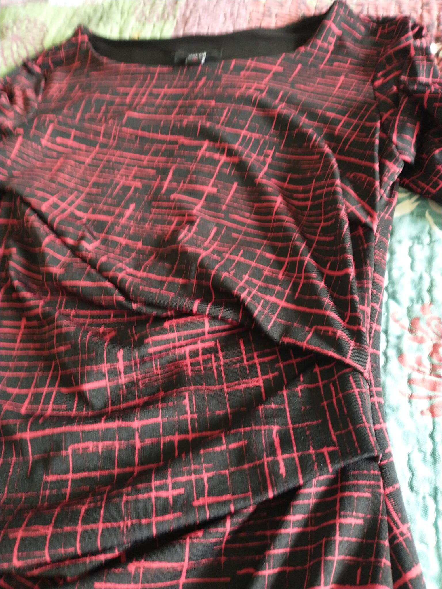 Image for Black and red dress