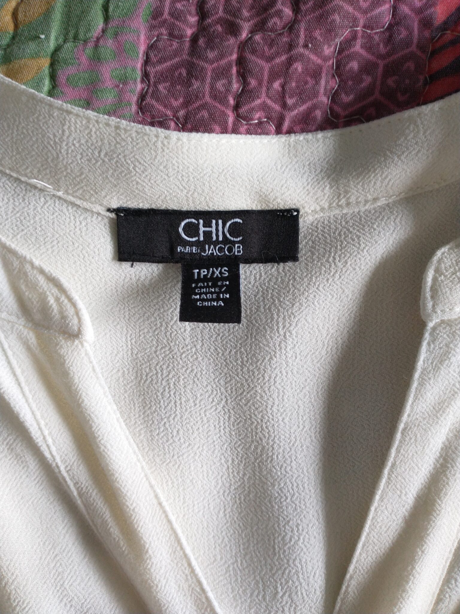 Image for Chemise manches longues crème