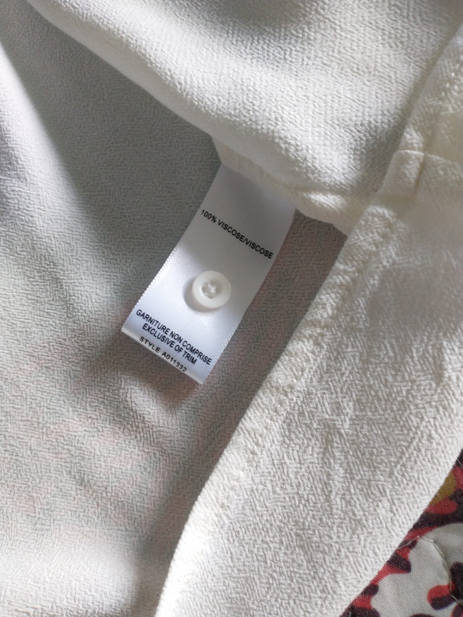 Image for Chemise manches longues crème