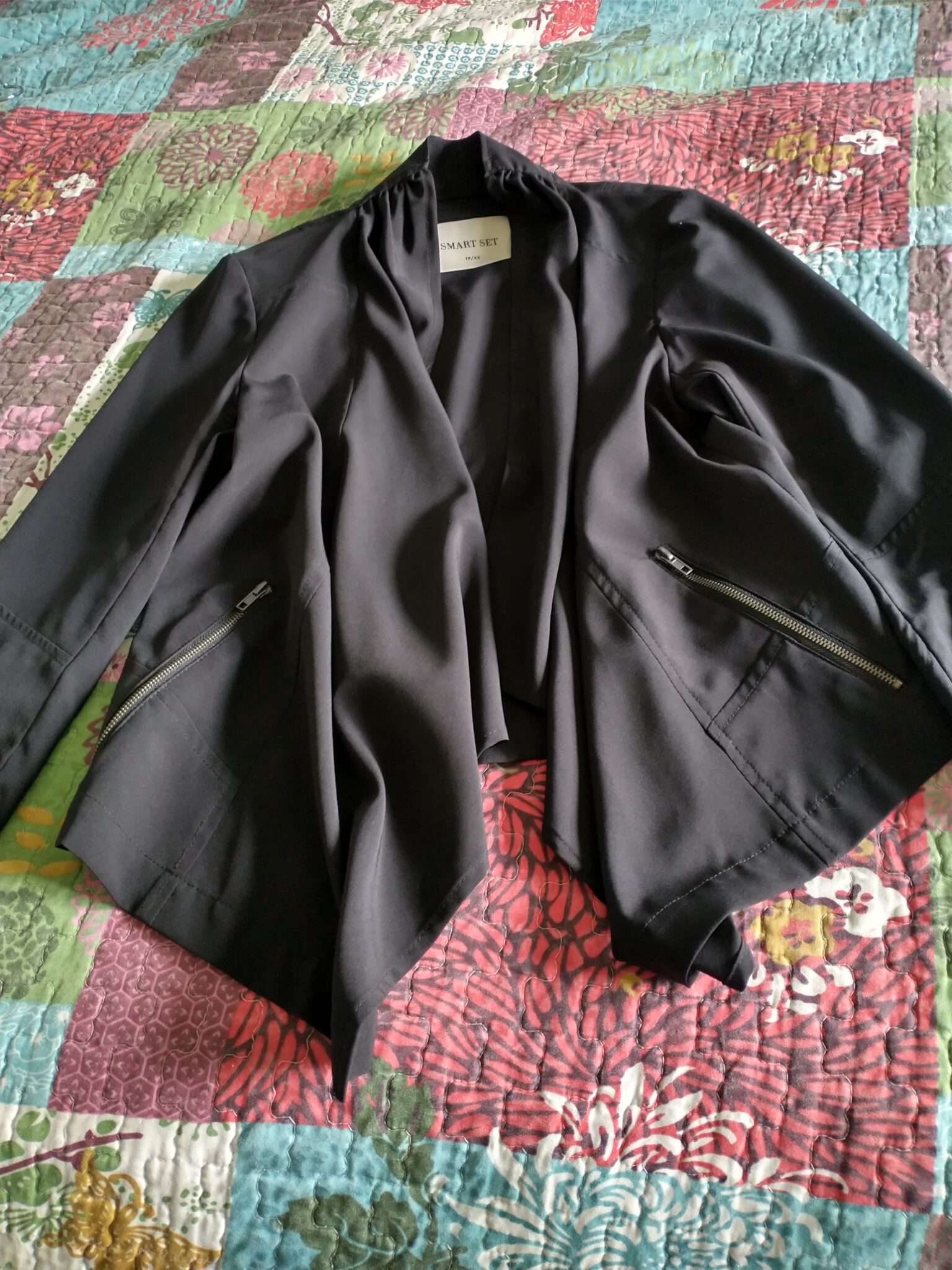 Featured image for Black jacket with zips