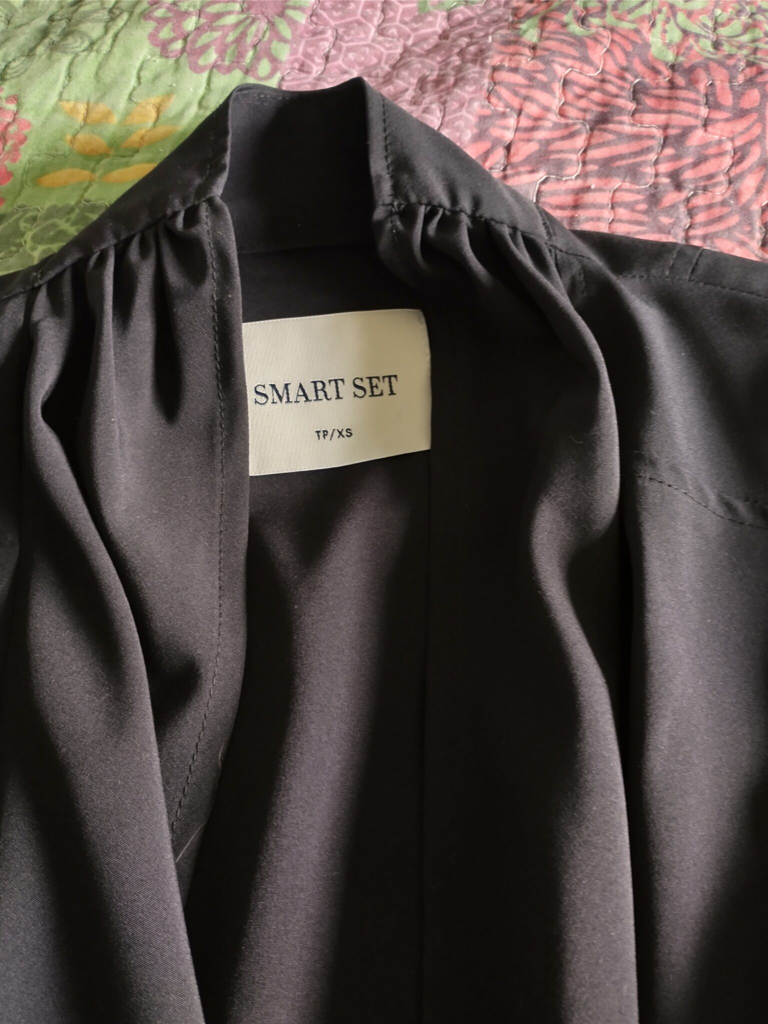 Image for Black jacket with zips