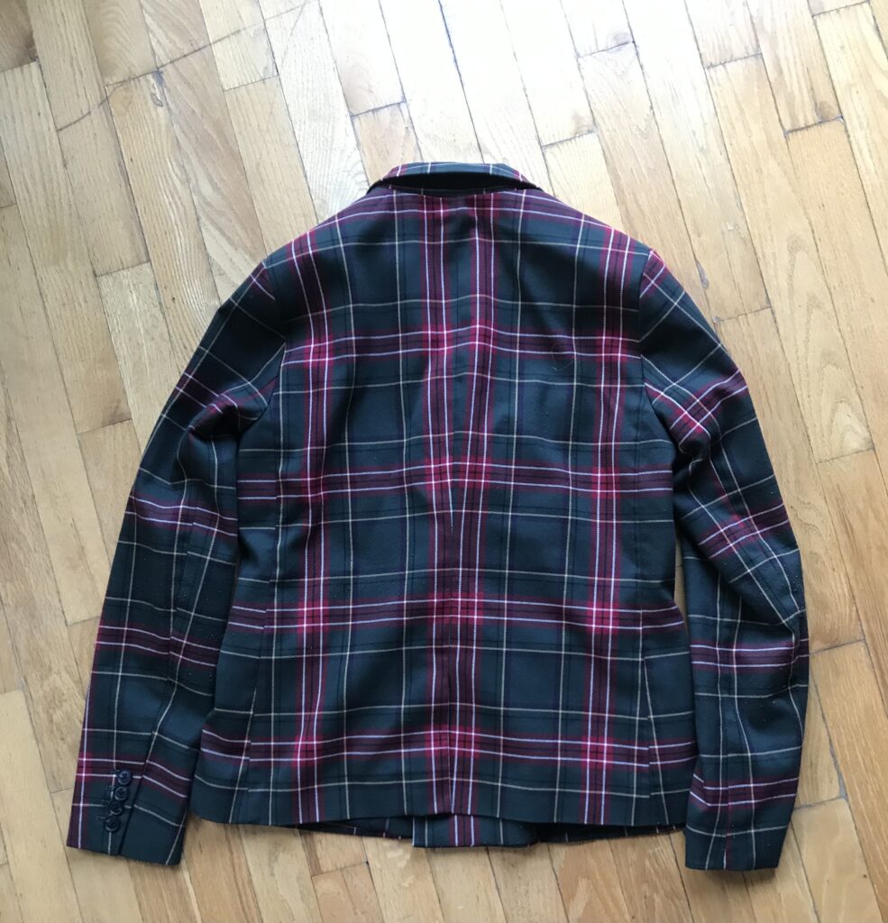 Image for Check blazer