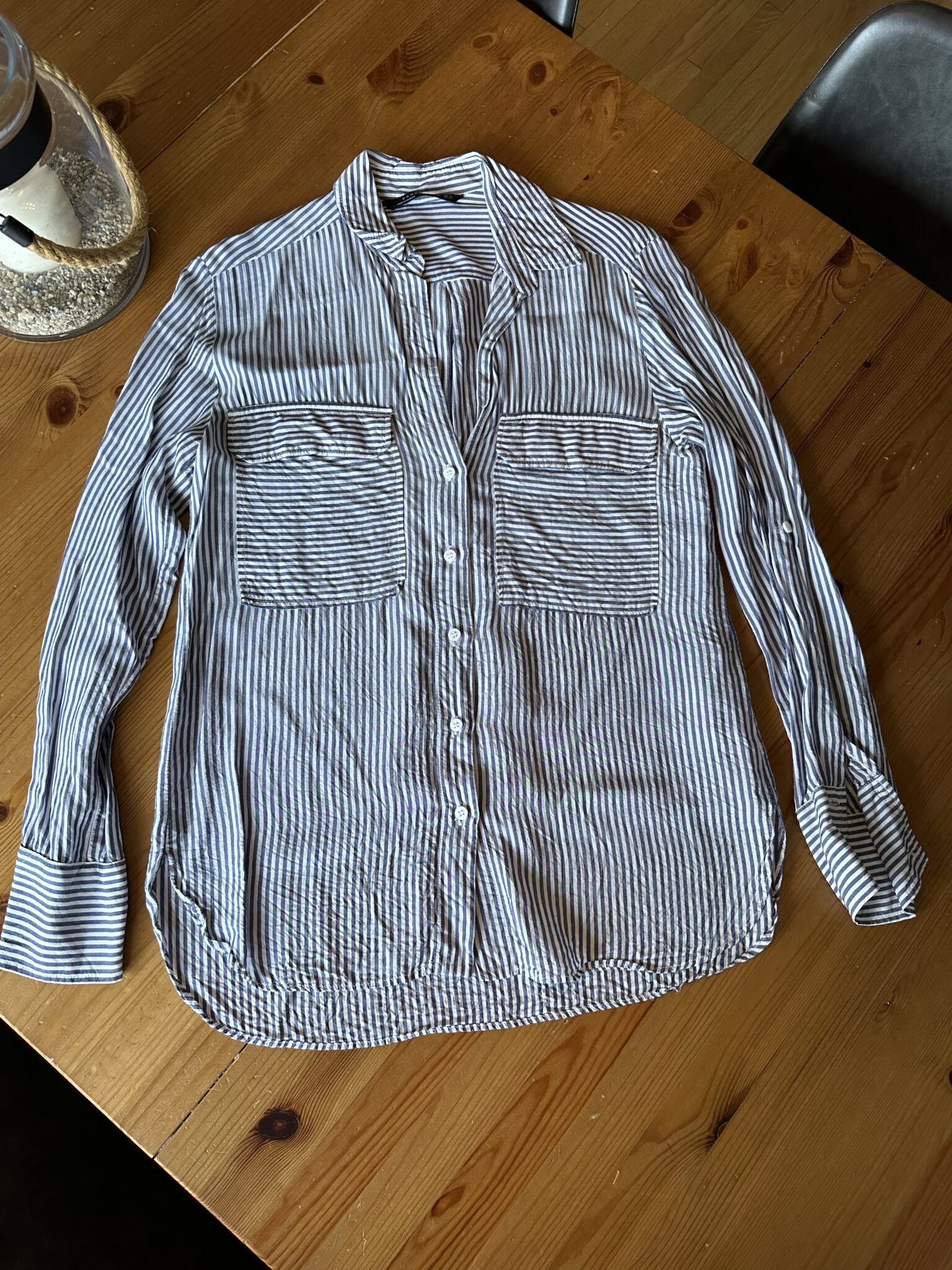 Featured image for Chemise ligné bleu et blanc