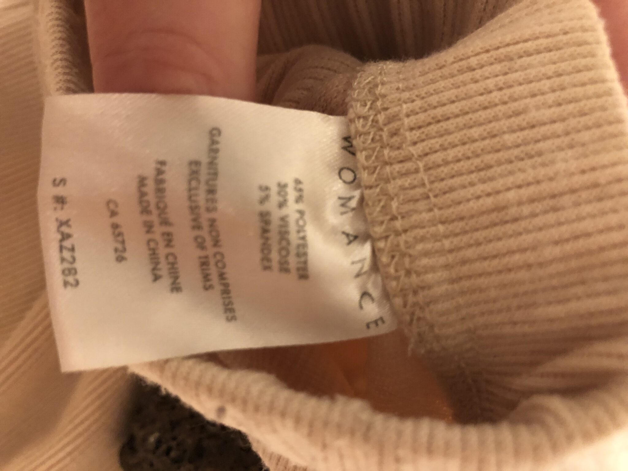 Image for Womance Biker short beige, tissu tout doux! « Vrai médium »
