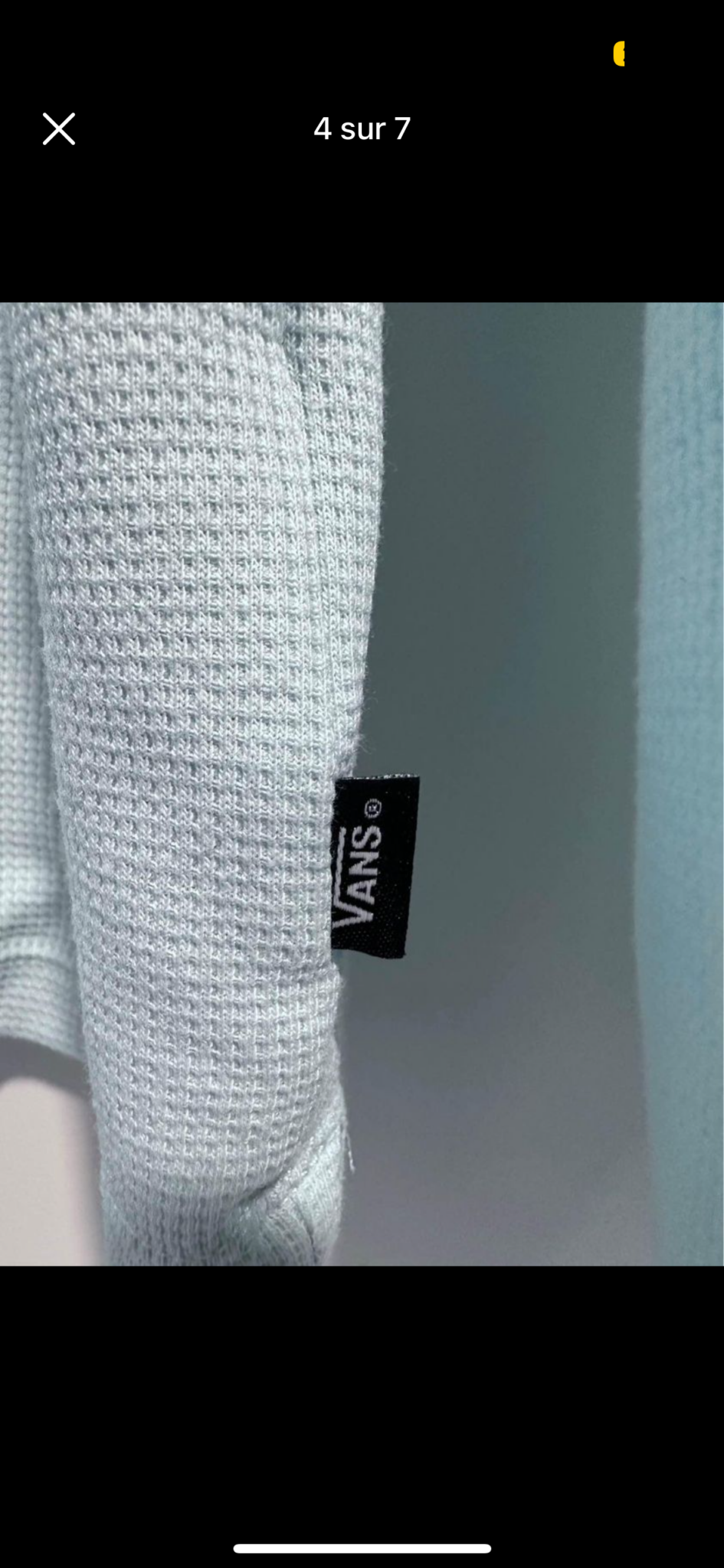 Image for Magnificent new never worn Vans embossed fabric jumper
