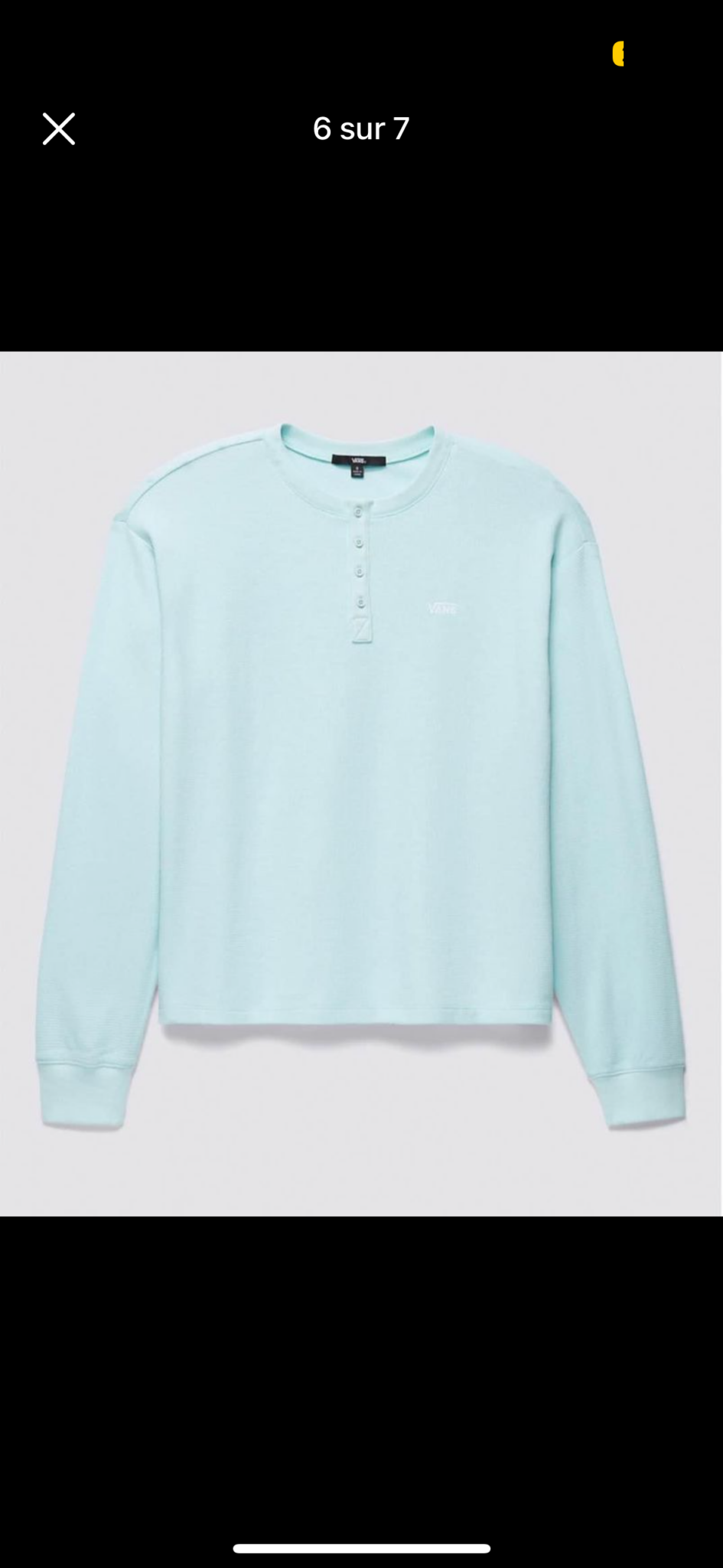 Image for Magnificent new never worn Vans embossed fabric jumper