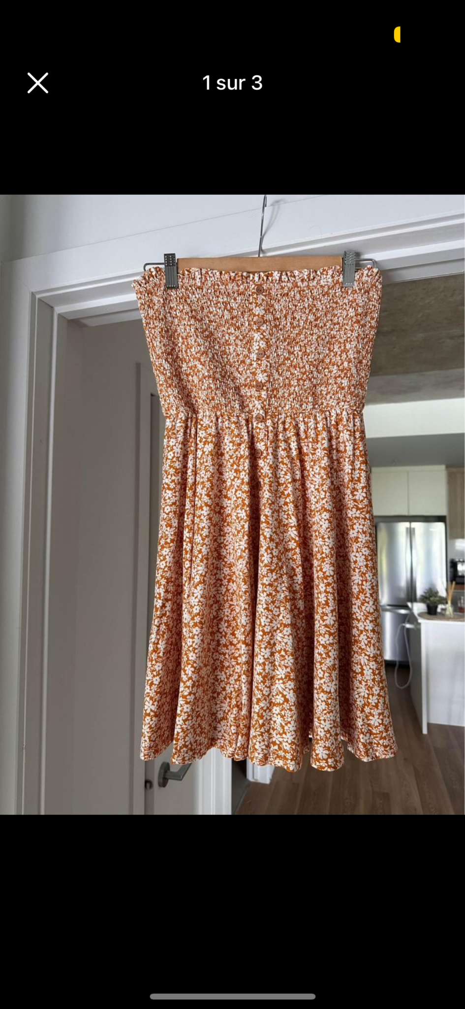Featured image for Robe 👗 Ardène NEUVE fleuries sans bretelles super cute et légère parfaite pour l’été ☀️