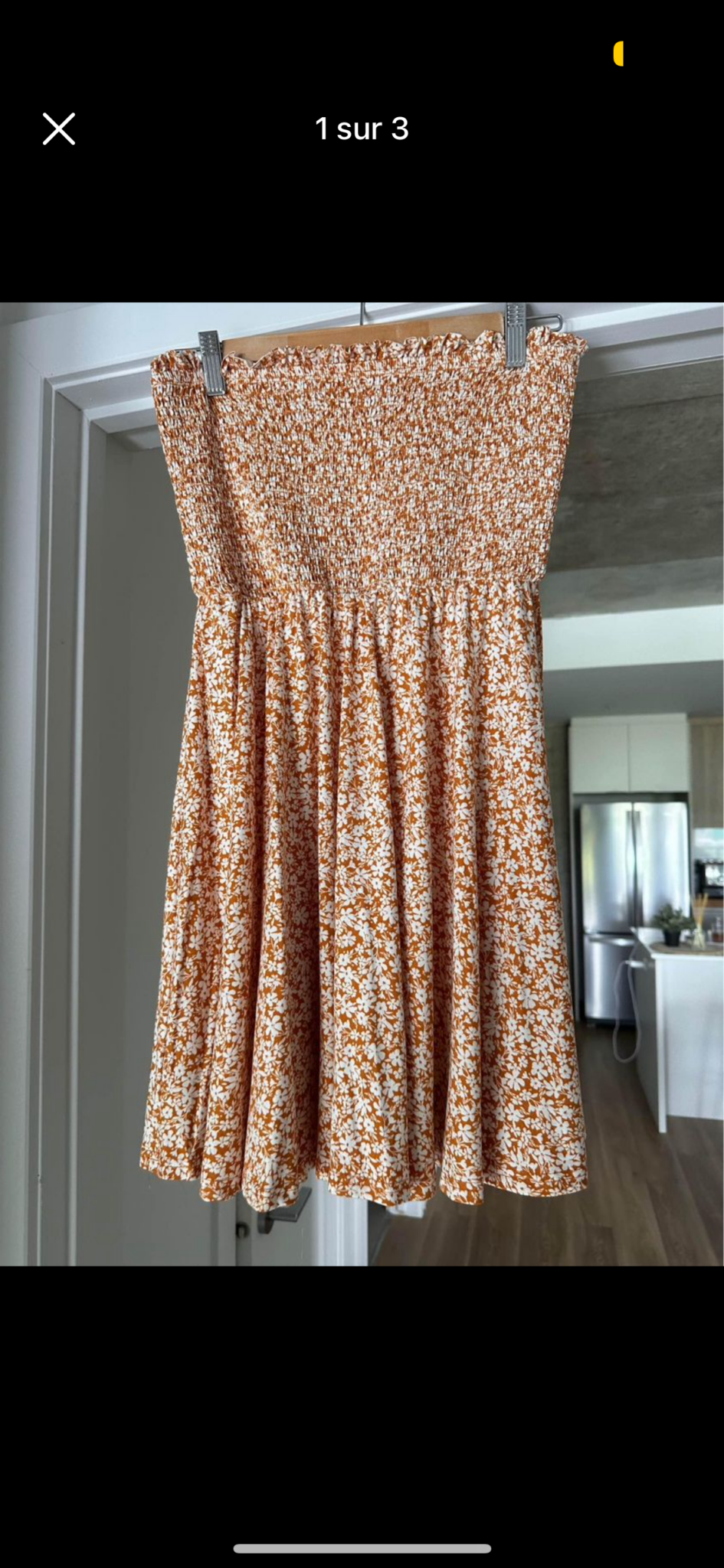 Image for Robe 👗 Ardène NEUVE fleuries sans bretelles super cute et légère parfaite pour l’été ☀️