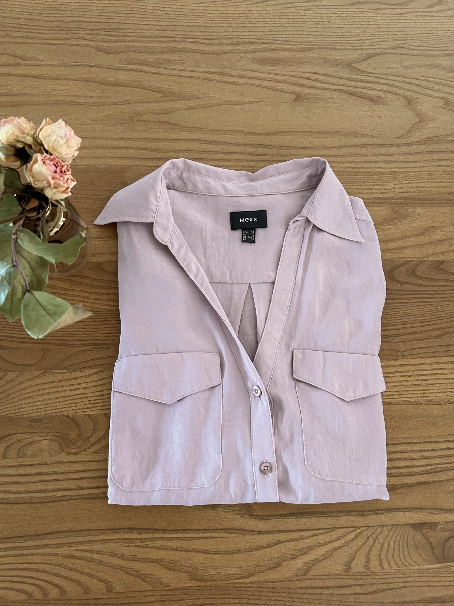 Featured image for Old pink flowing shirt