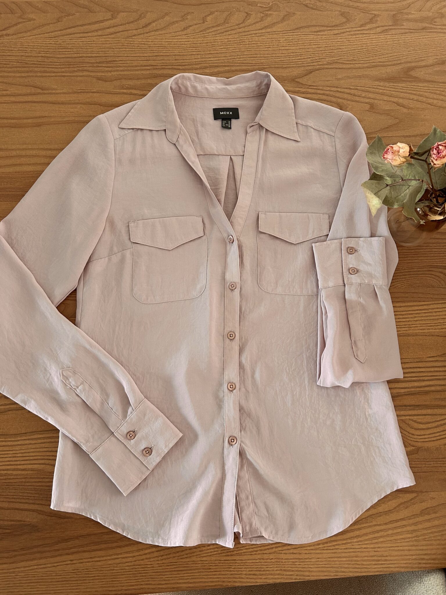 Image for Old pink flowing shirt