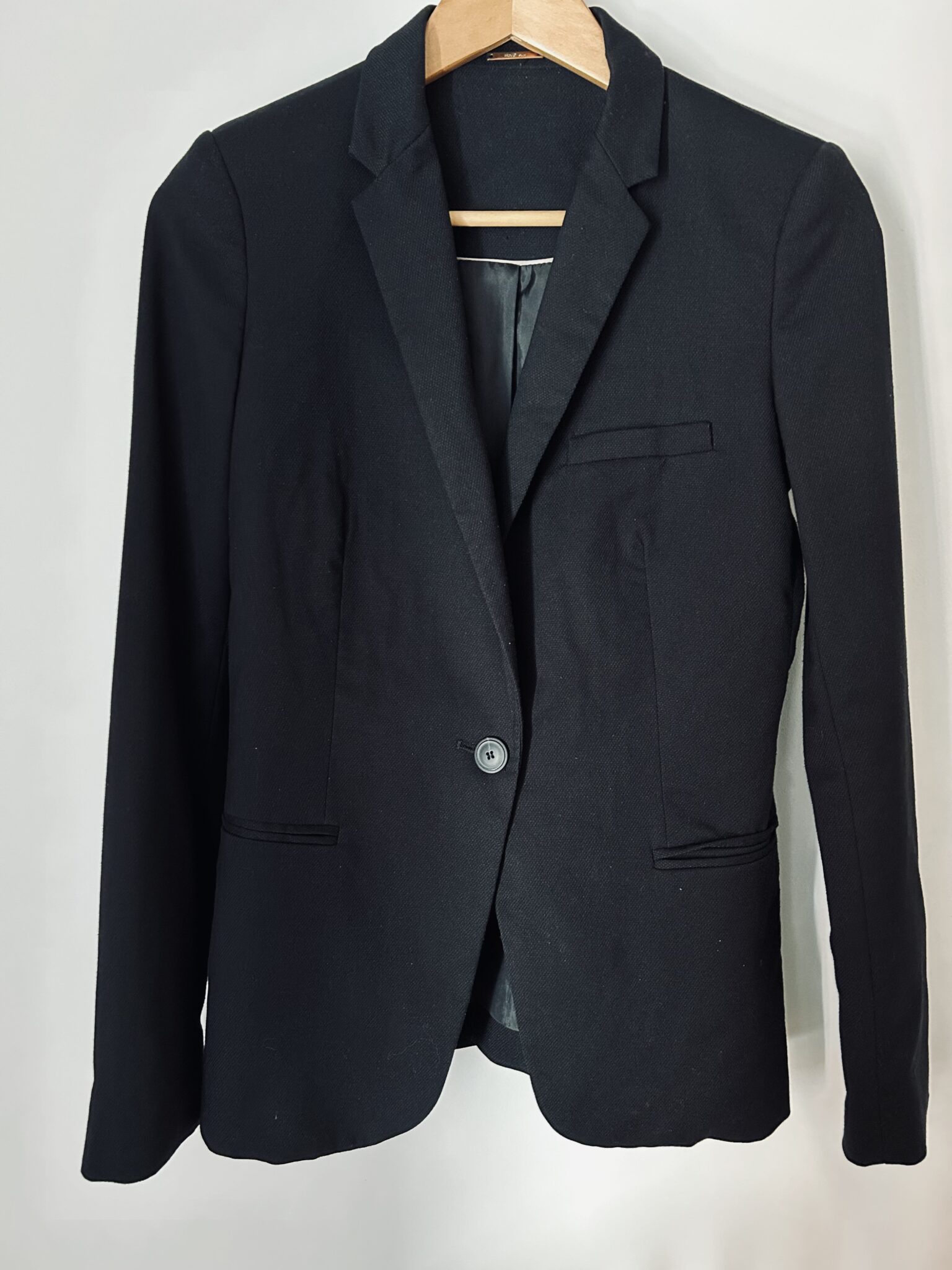 Image for Slim-fit black blazer Mango Suits