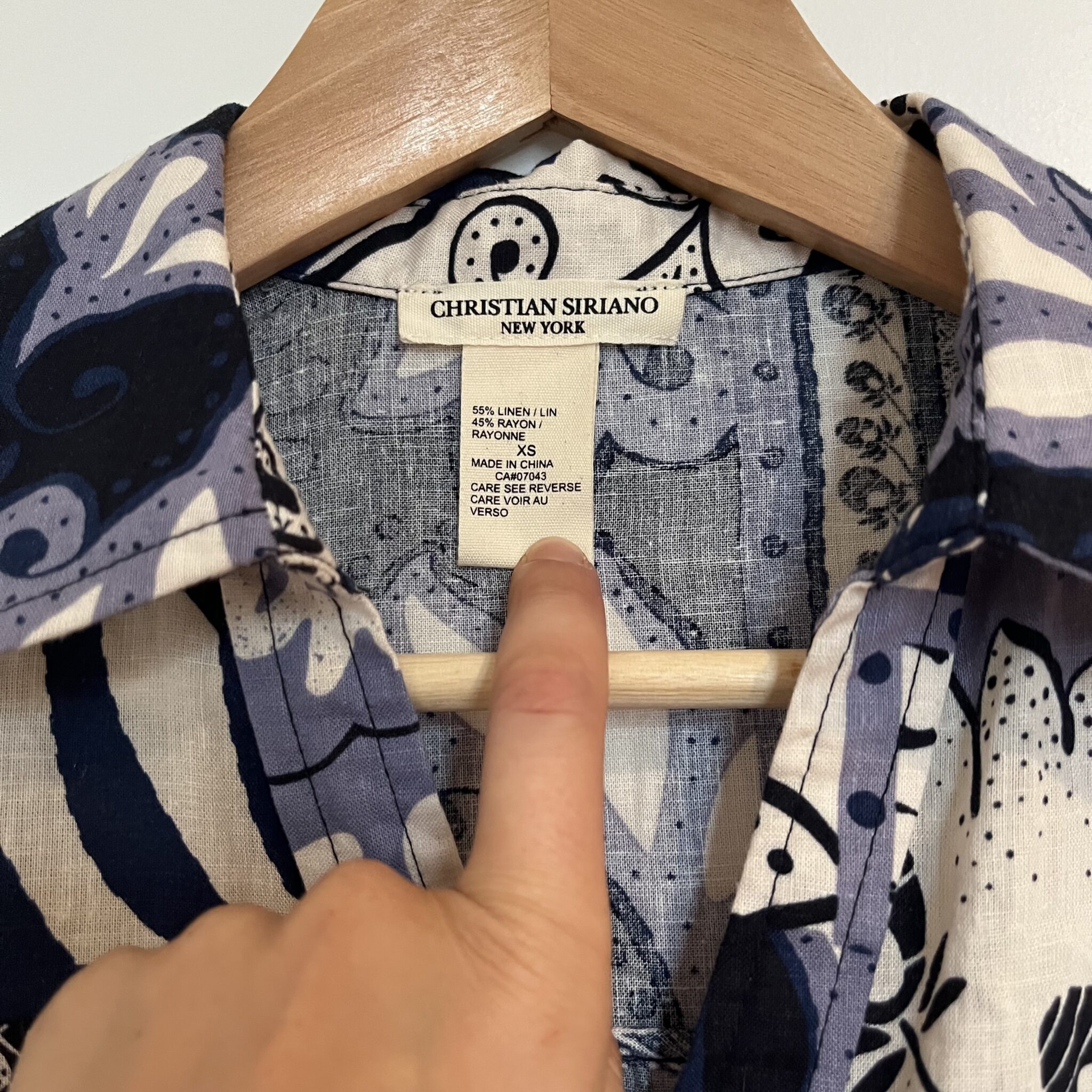Image for Linen shirt / top en lin