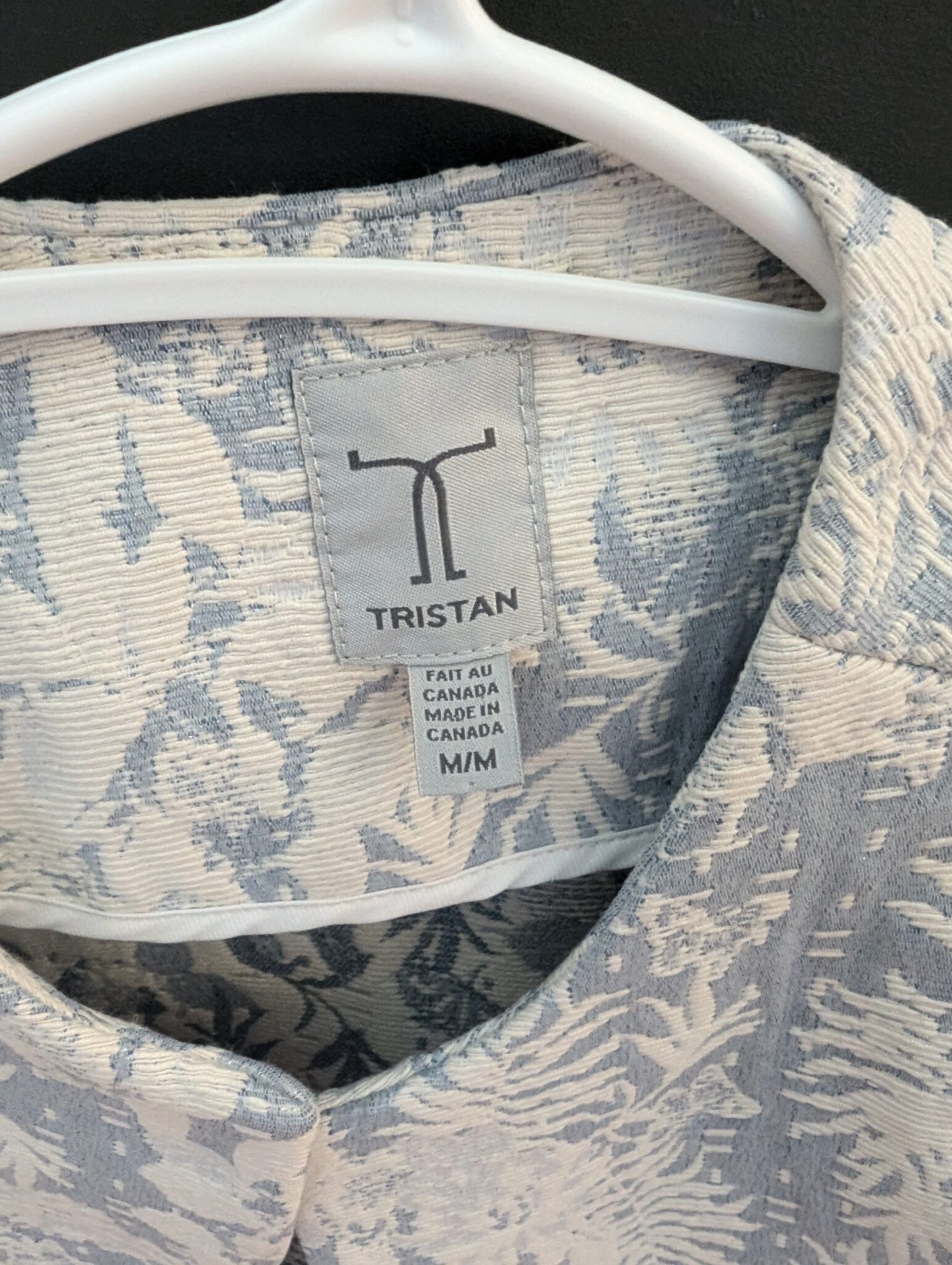 Image for Veston crop en jacquard