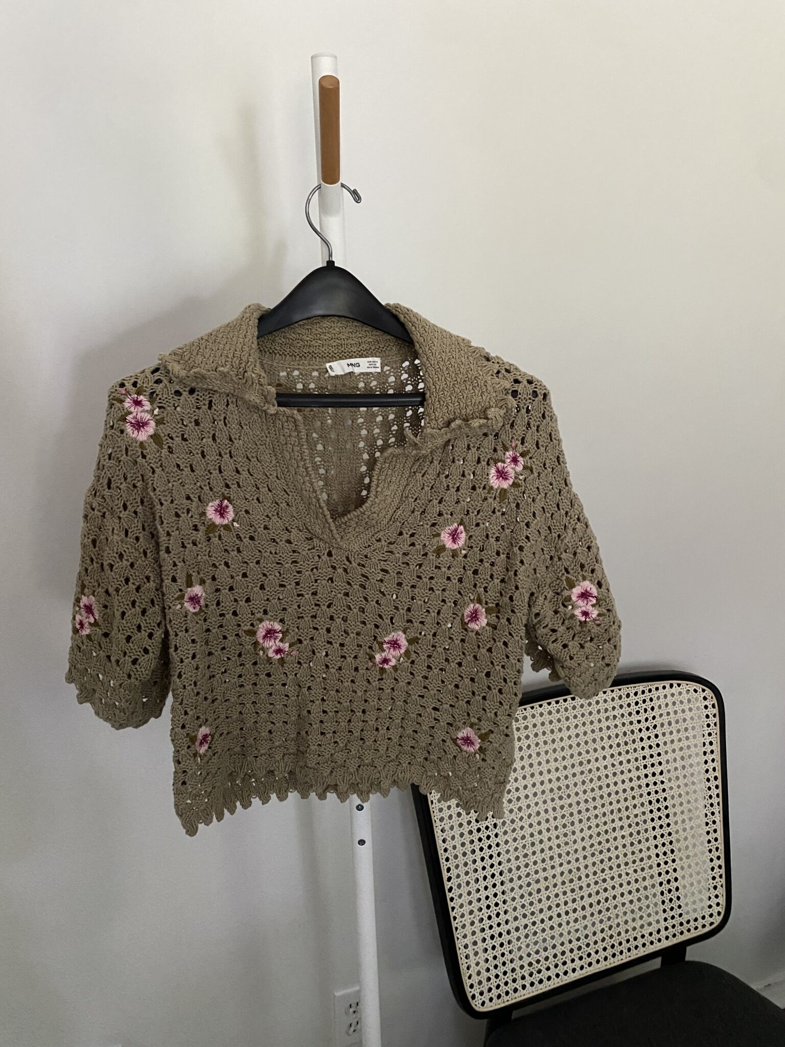 Featured image for Chandail manches courtes en crochet