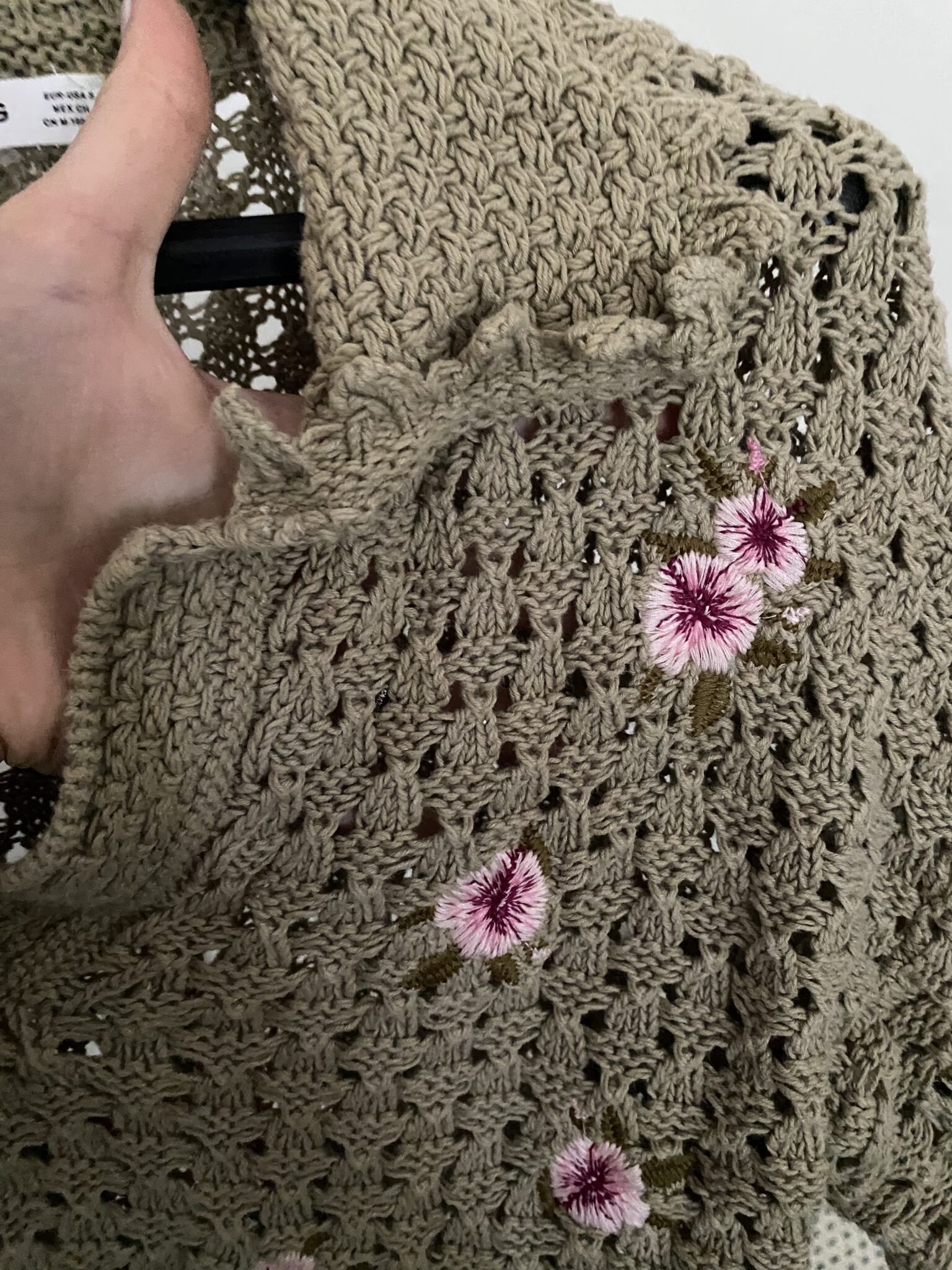 Image for Chandail manches courtes en crochet