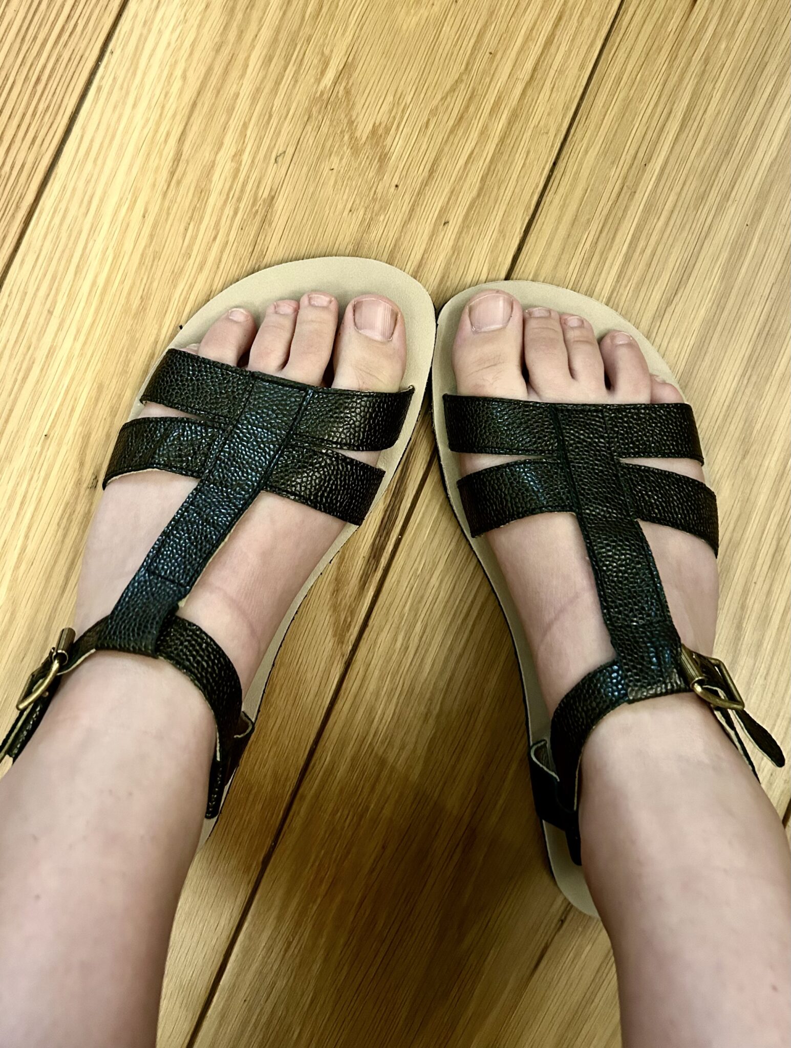 Image for Sandales minimalistes barefoot noires 37