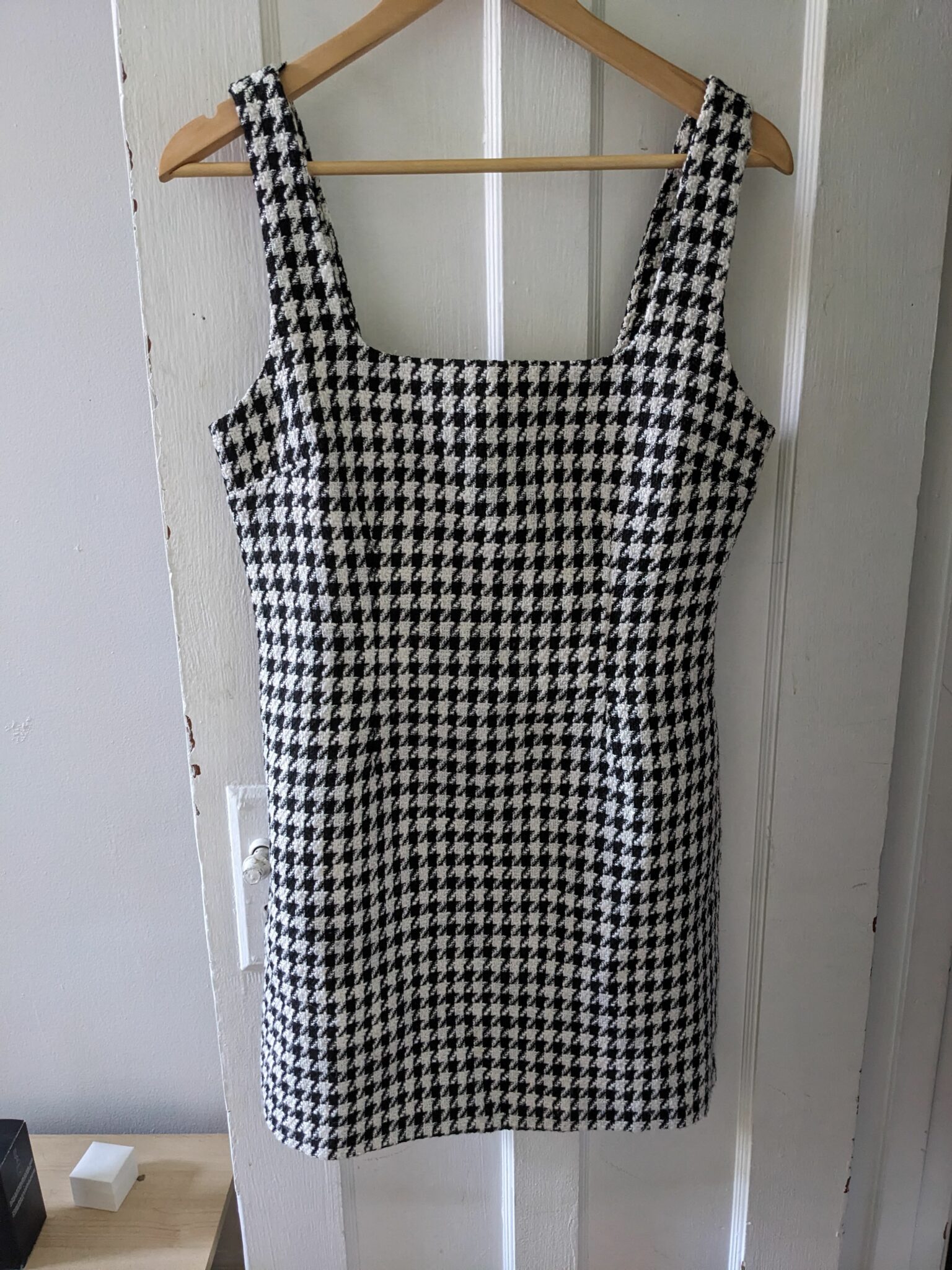 Featured image for Houndstooth tweed dress