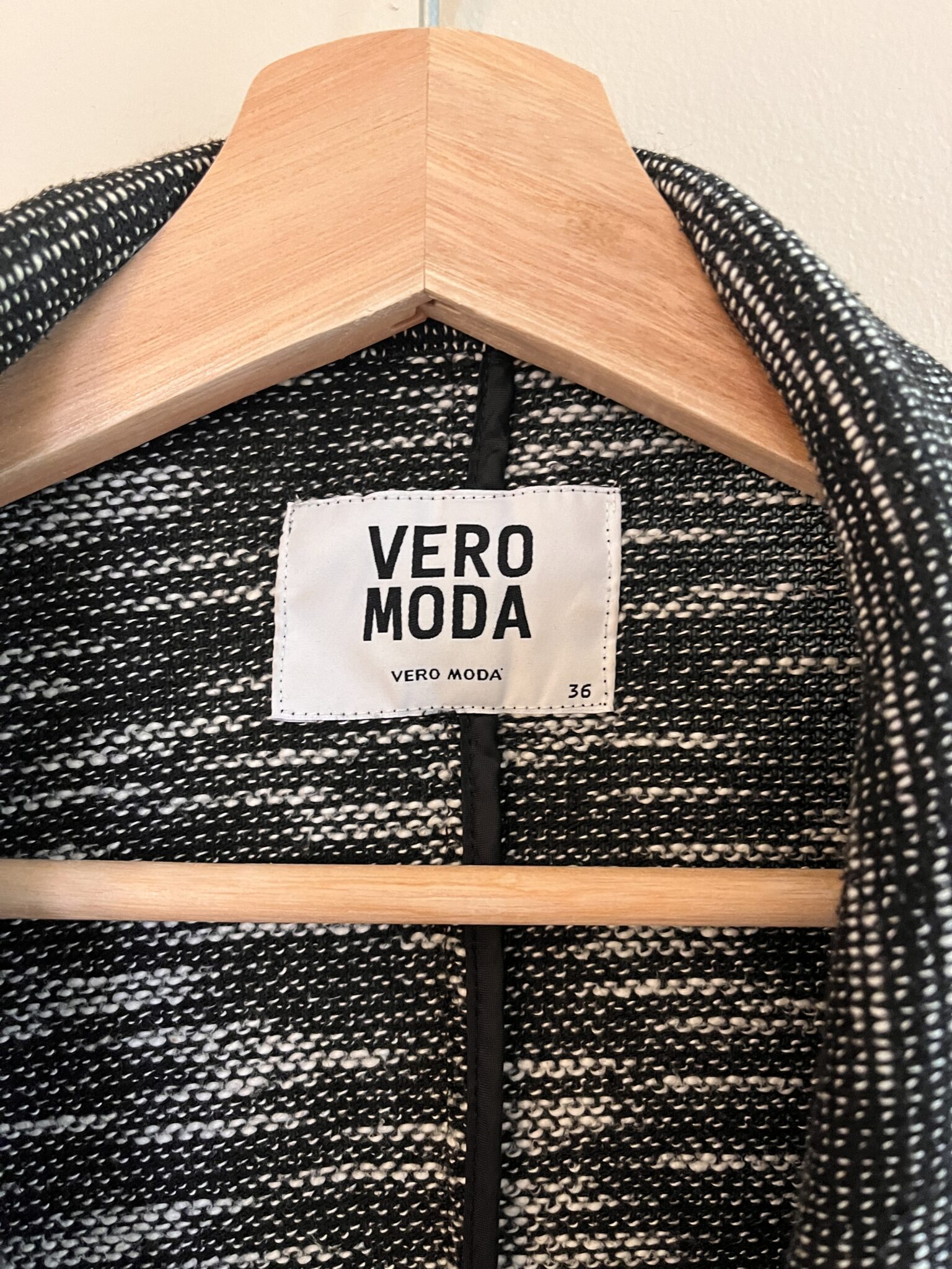 Image for Veste texturée gris chiné avec poches et boutons Vero Moda taille S / 36