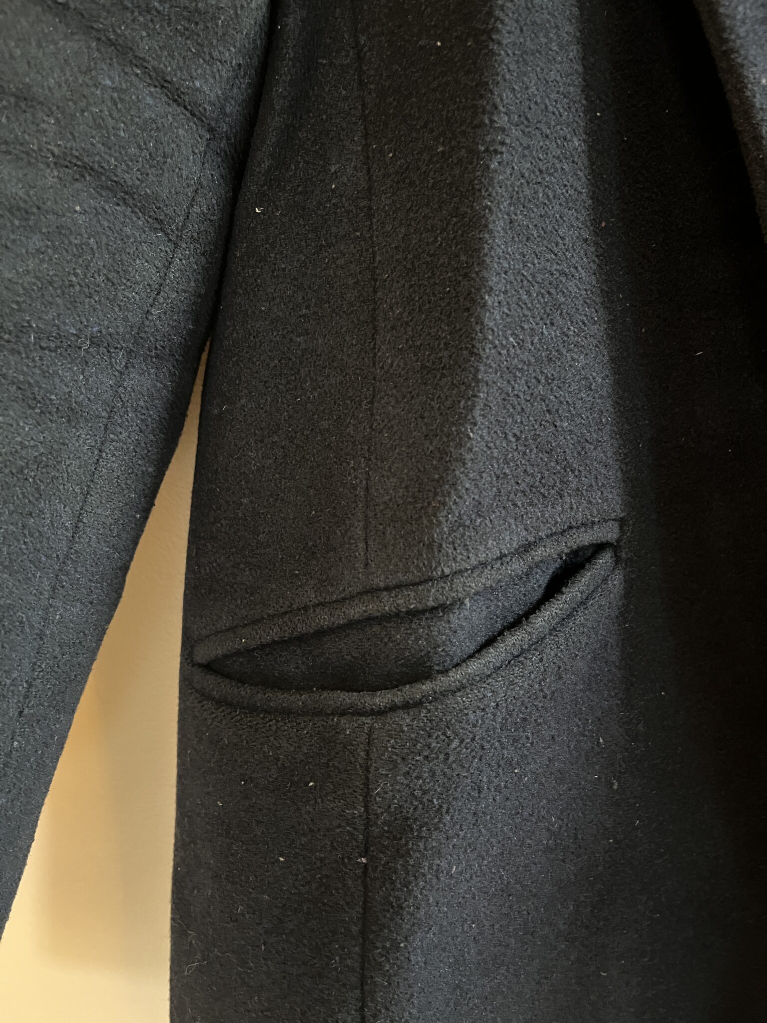 Image for Caban manteau d'automne bleu marine Bérénice taille 38