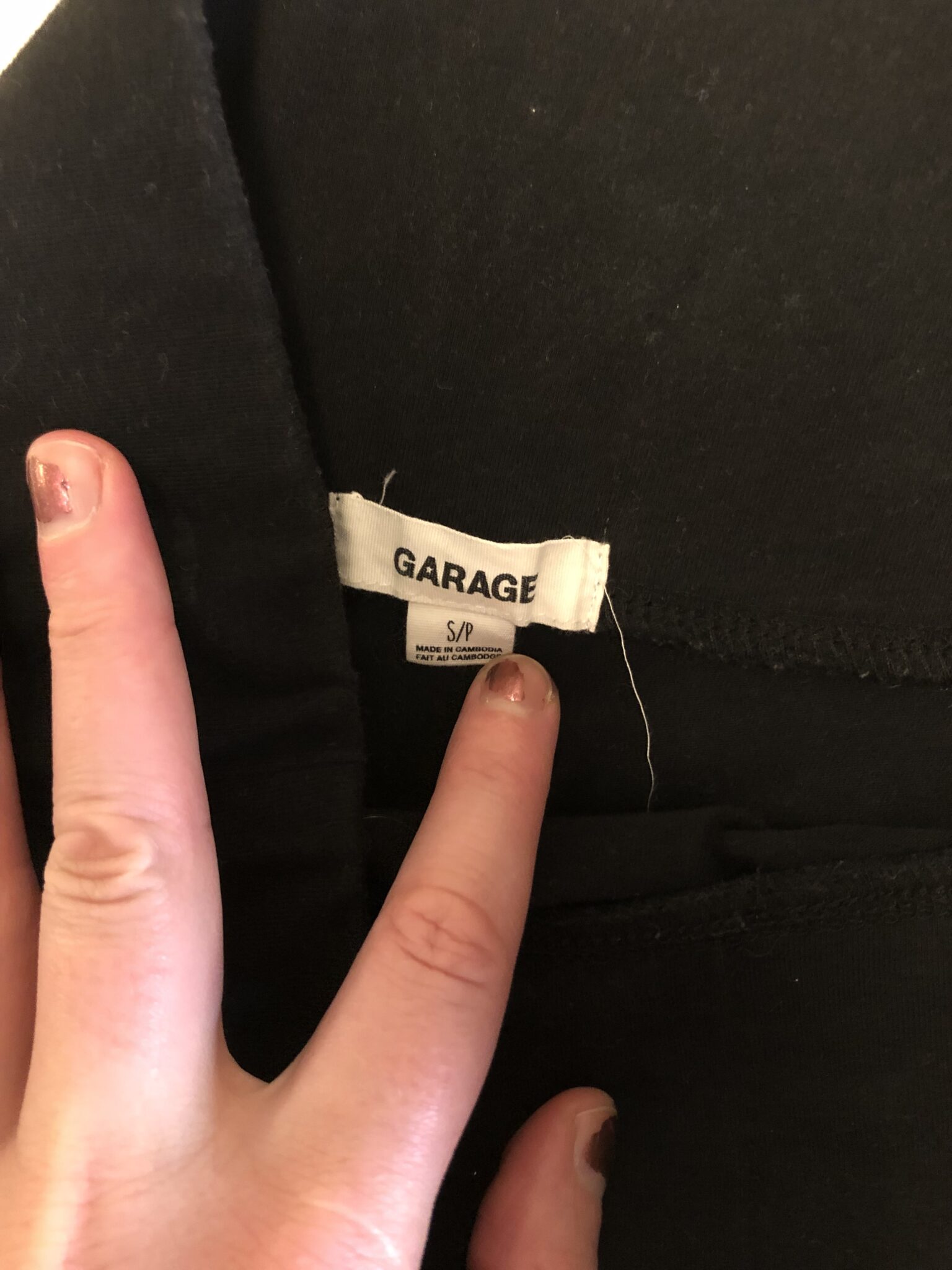 Image for Jupe noire 👢courte à bande💼 (6-8ans)
