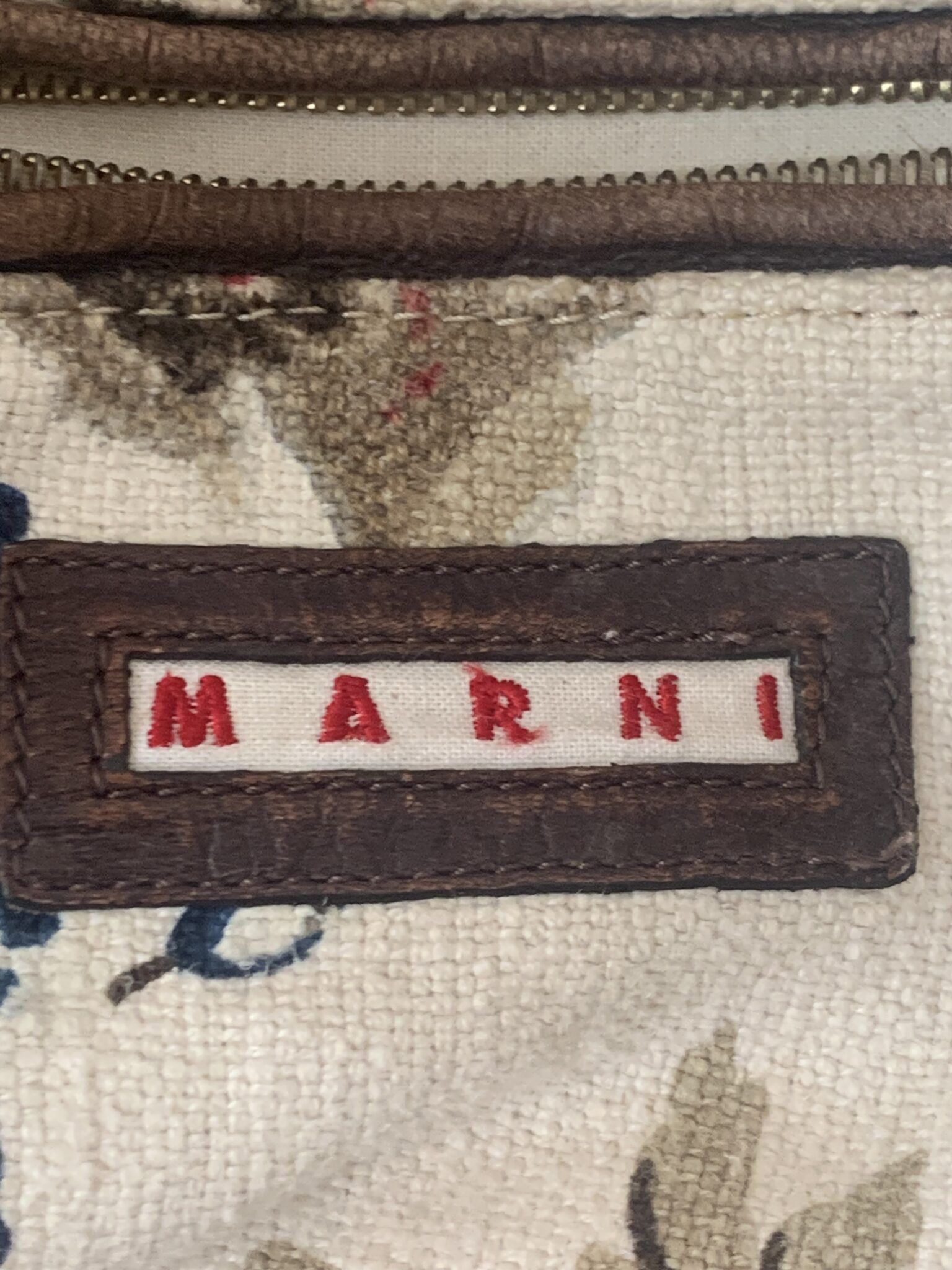 Image for Sac Marni en tissu presque Vegan