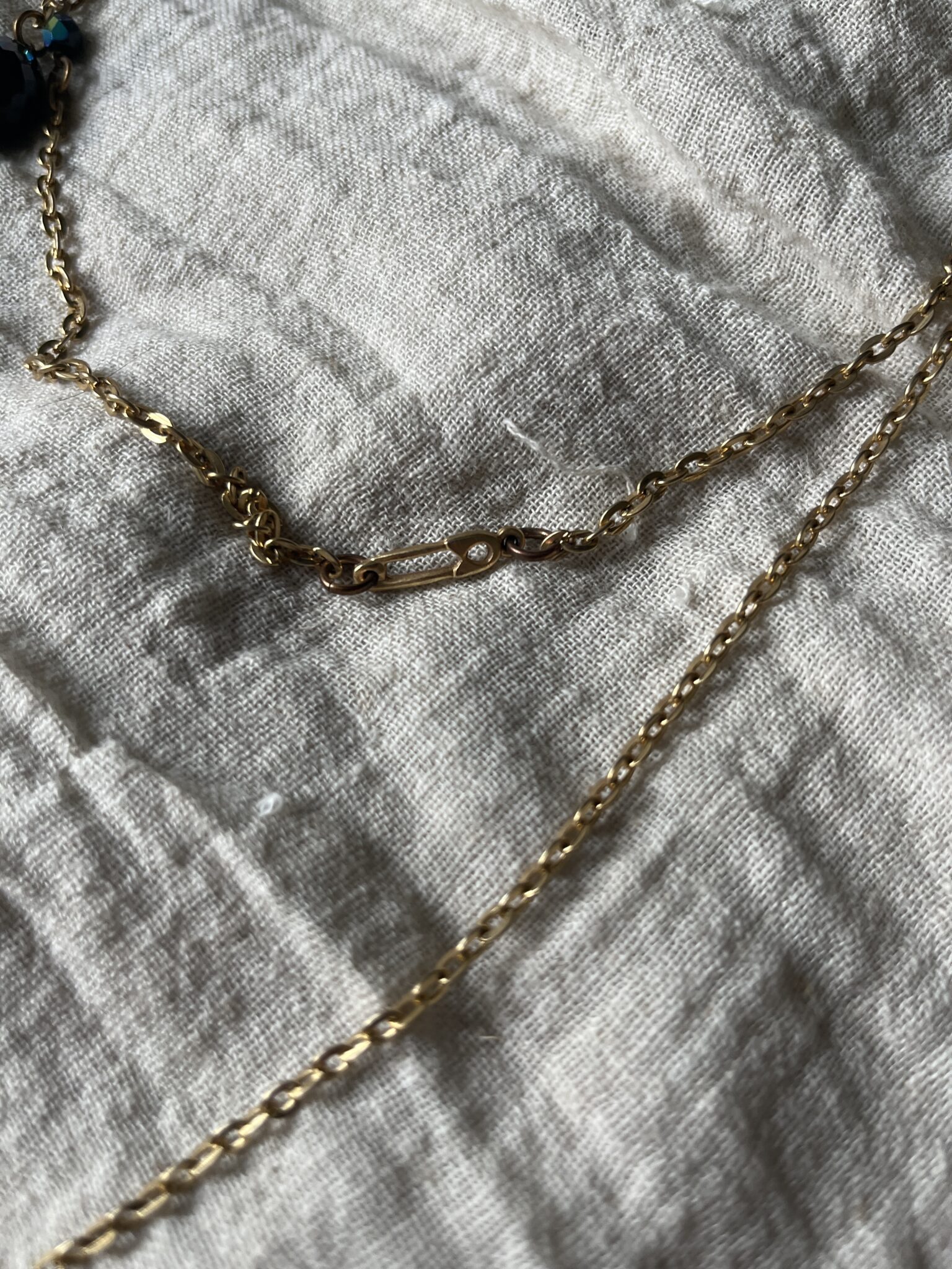 Image for Long gold necklace