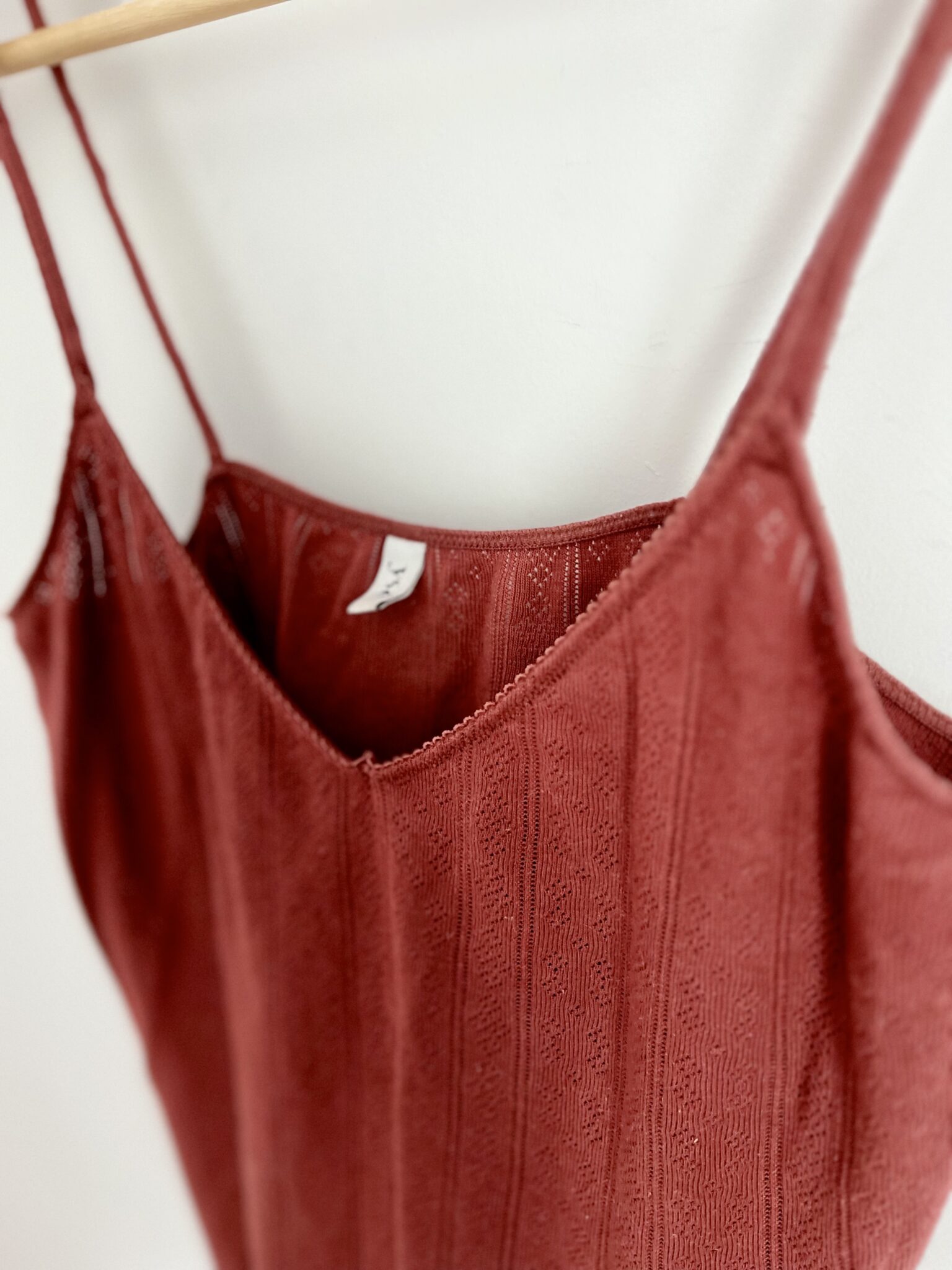 Image for 100% cotton pointelle tank top YSÉ PARIS (40/L)