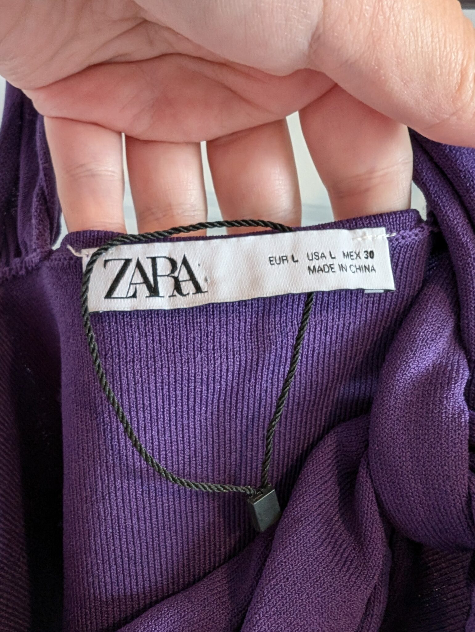 Image for Zara/Top croisé Sz L