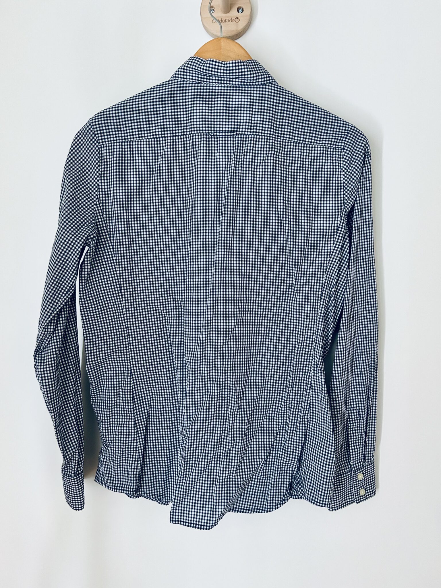 Image for BR navy blue gingham shirt