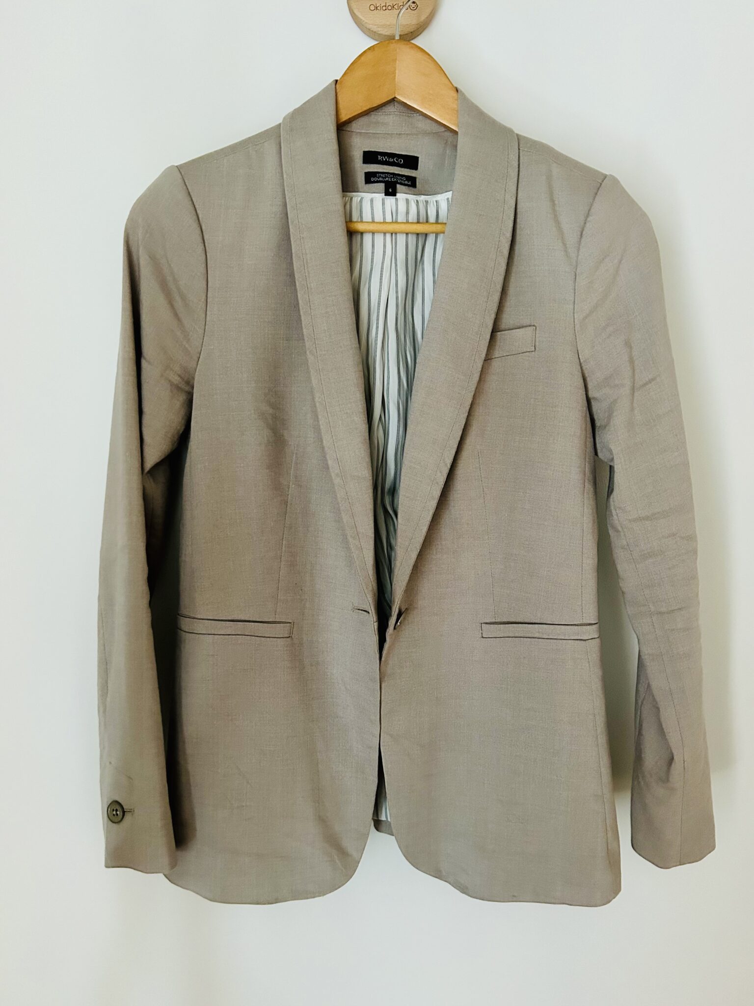 Featured image for Beige linen jacket RW&co.