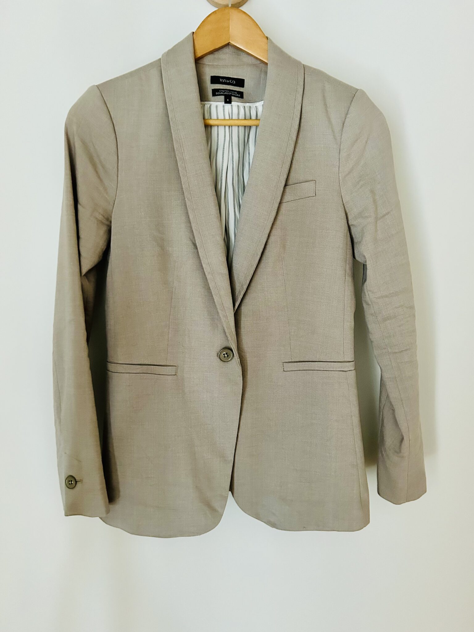 Image for Beige linen jacket RW&co.
