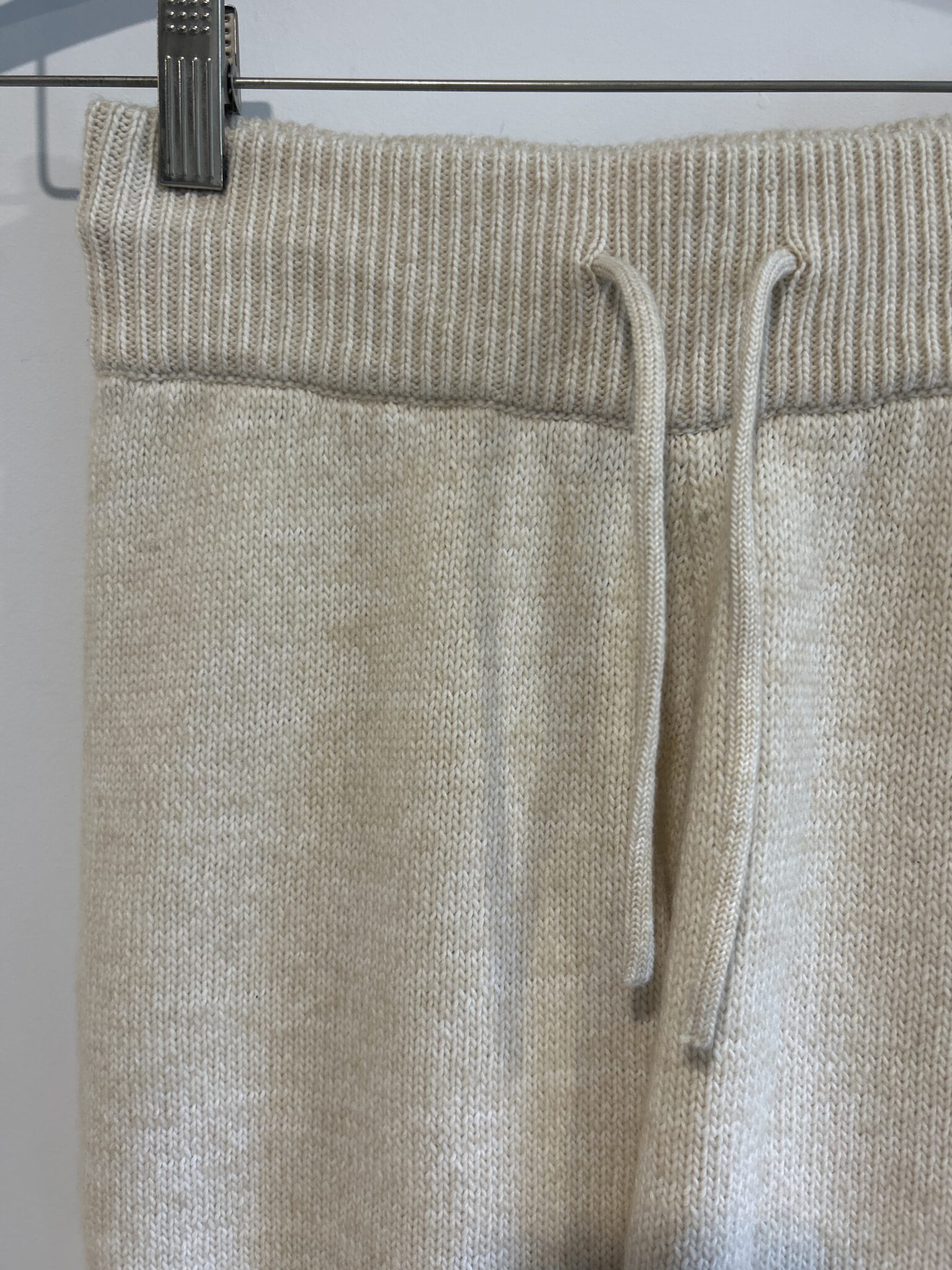 Image for Jogging en maille/tricot beige taille haute