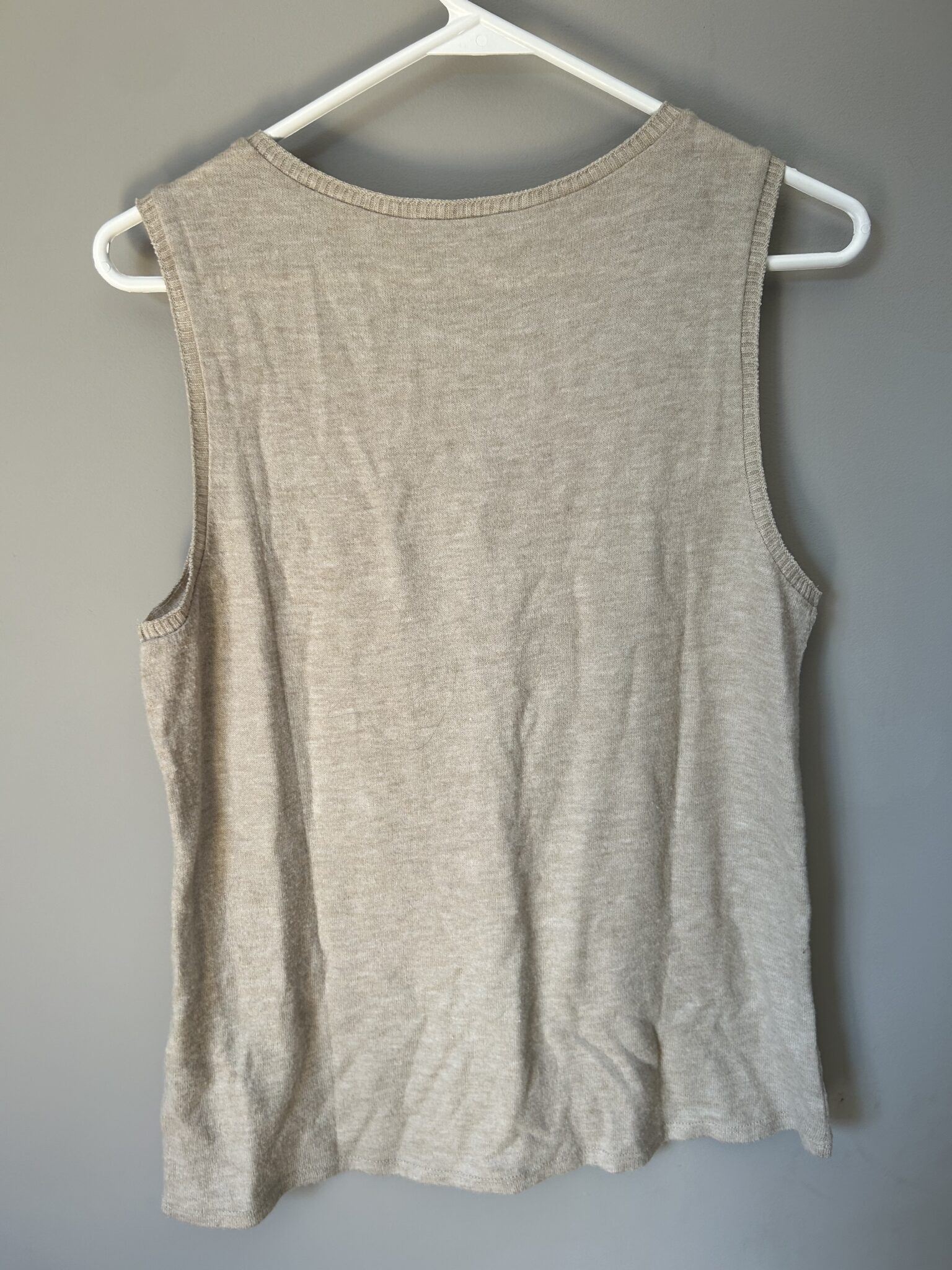 Image for Camisole en tricot beige