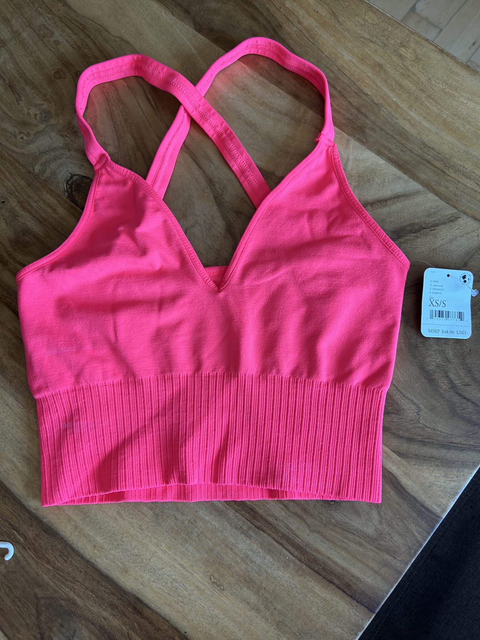 Featured image for Top de sport rose