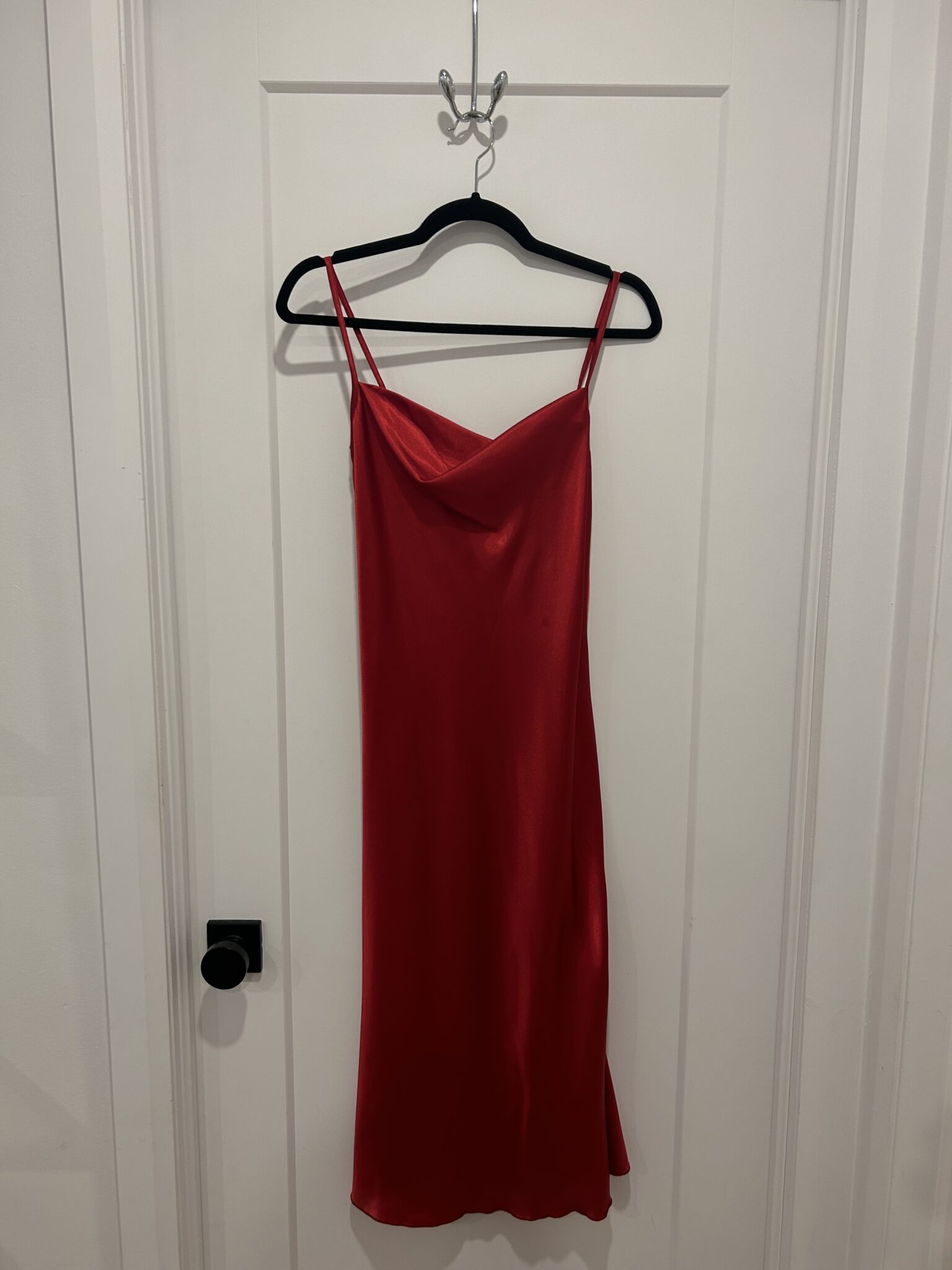 Image for Robe en Satin rouge