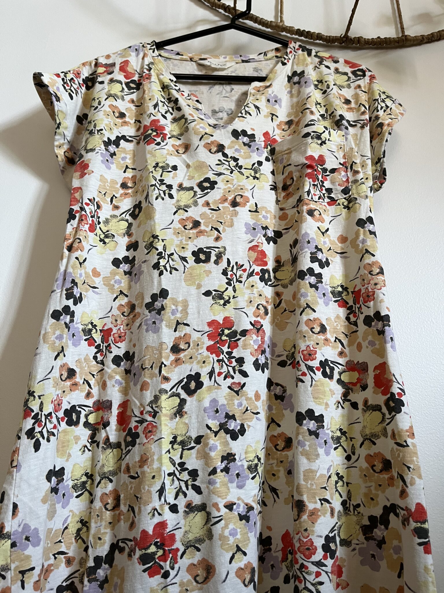 Featured image for Robe en coton fleurie