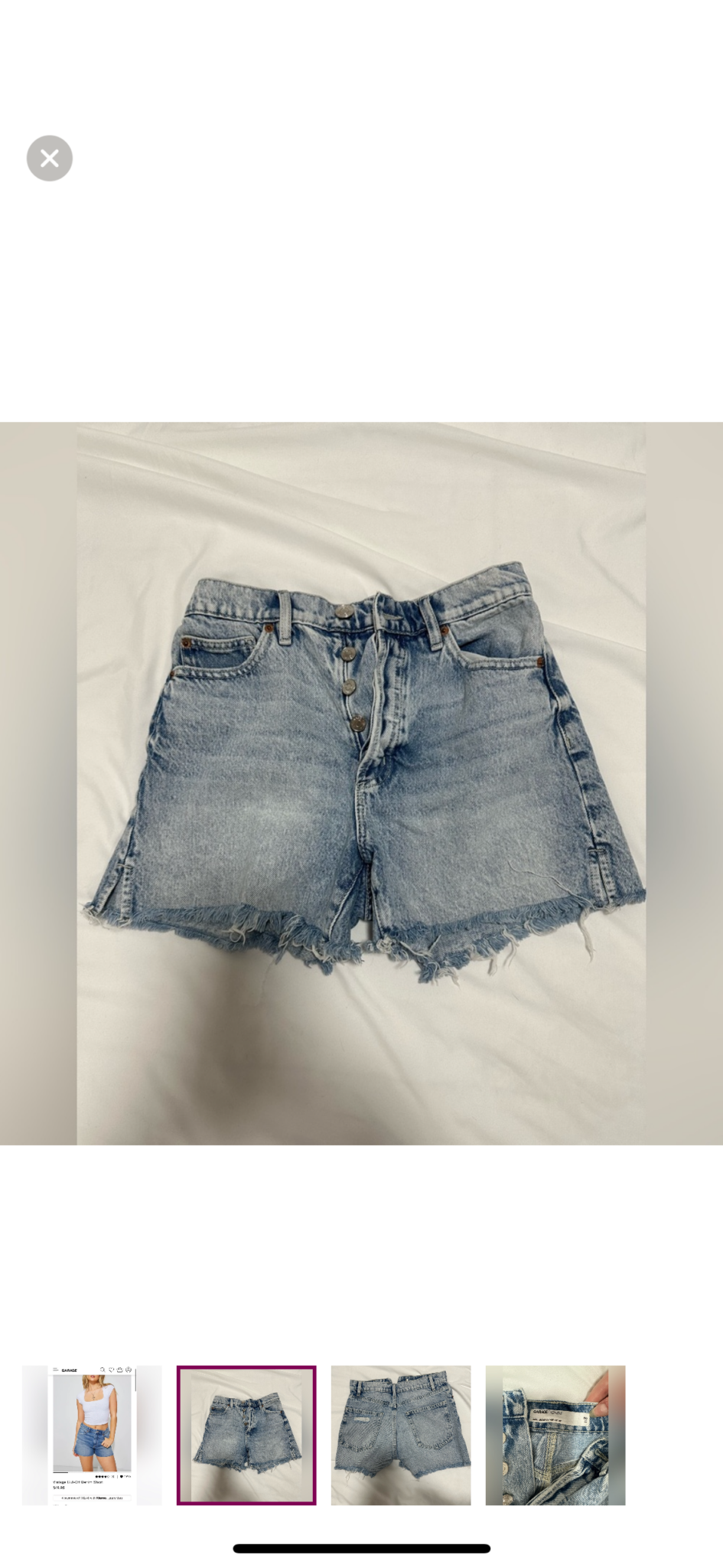 Image for Garage Vintage Cut-off shorts jeans