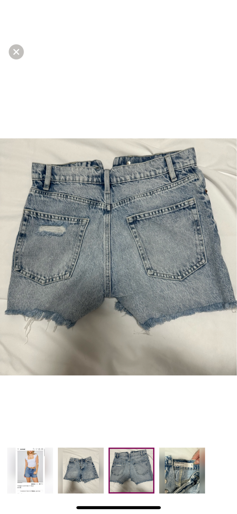 Image for Garage Vintage Cut-off shorts jeans