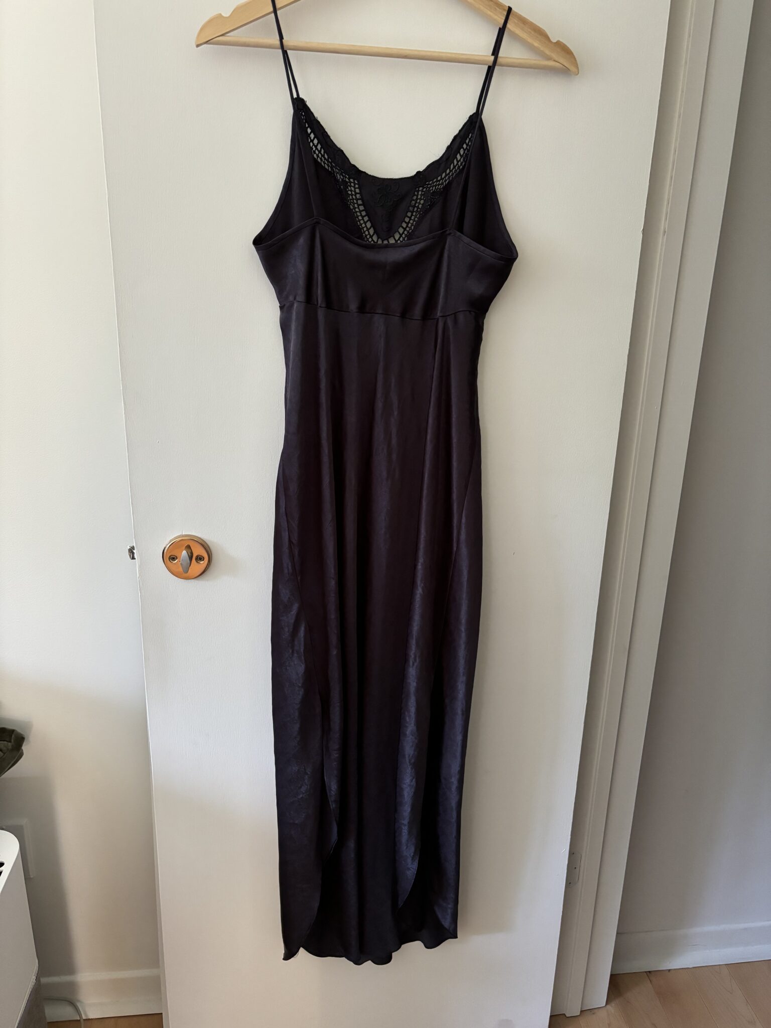 Image for Vintage satin maxi nightie