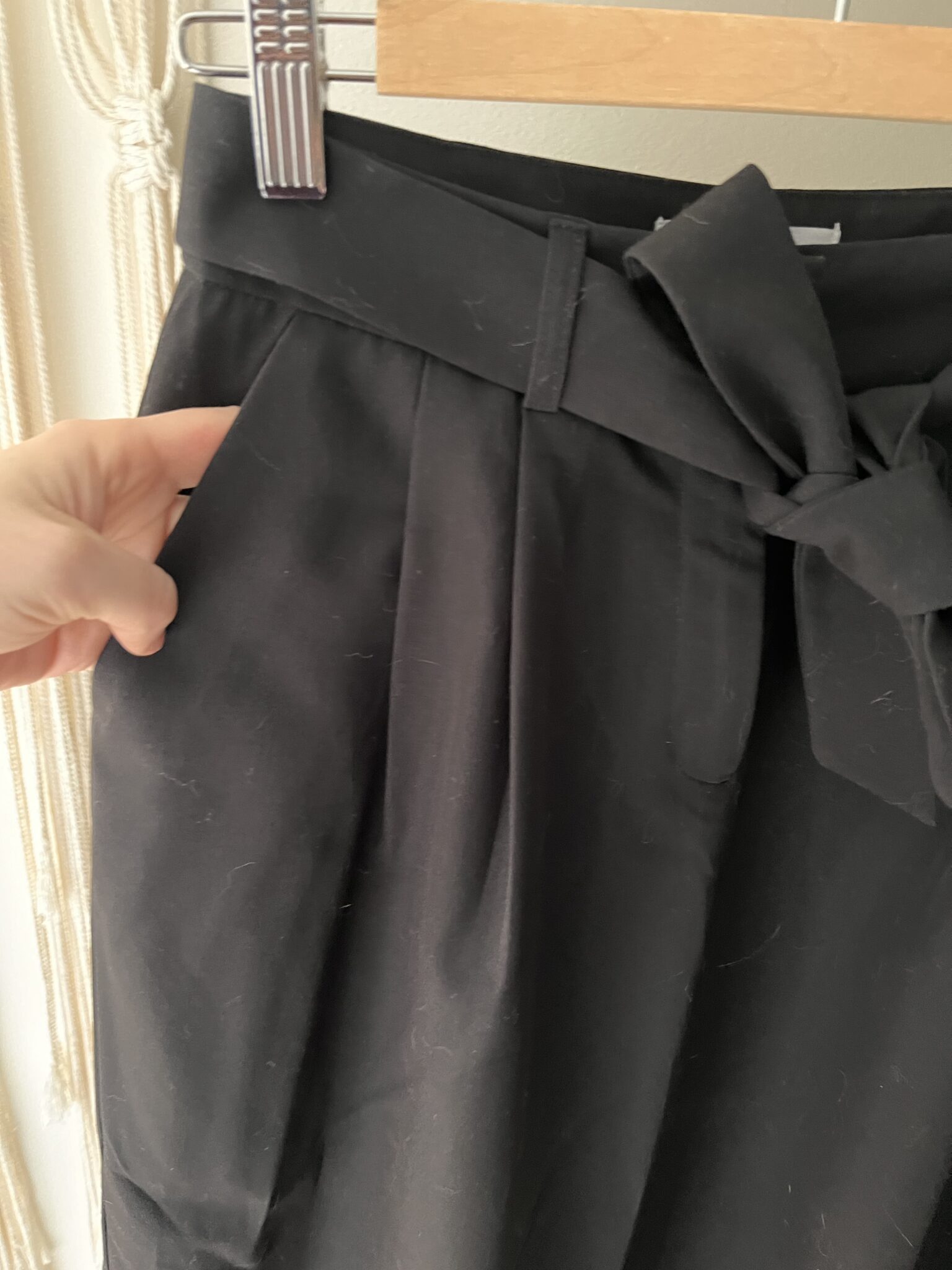 Image for Pantalons jambes larges crop