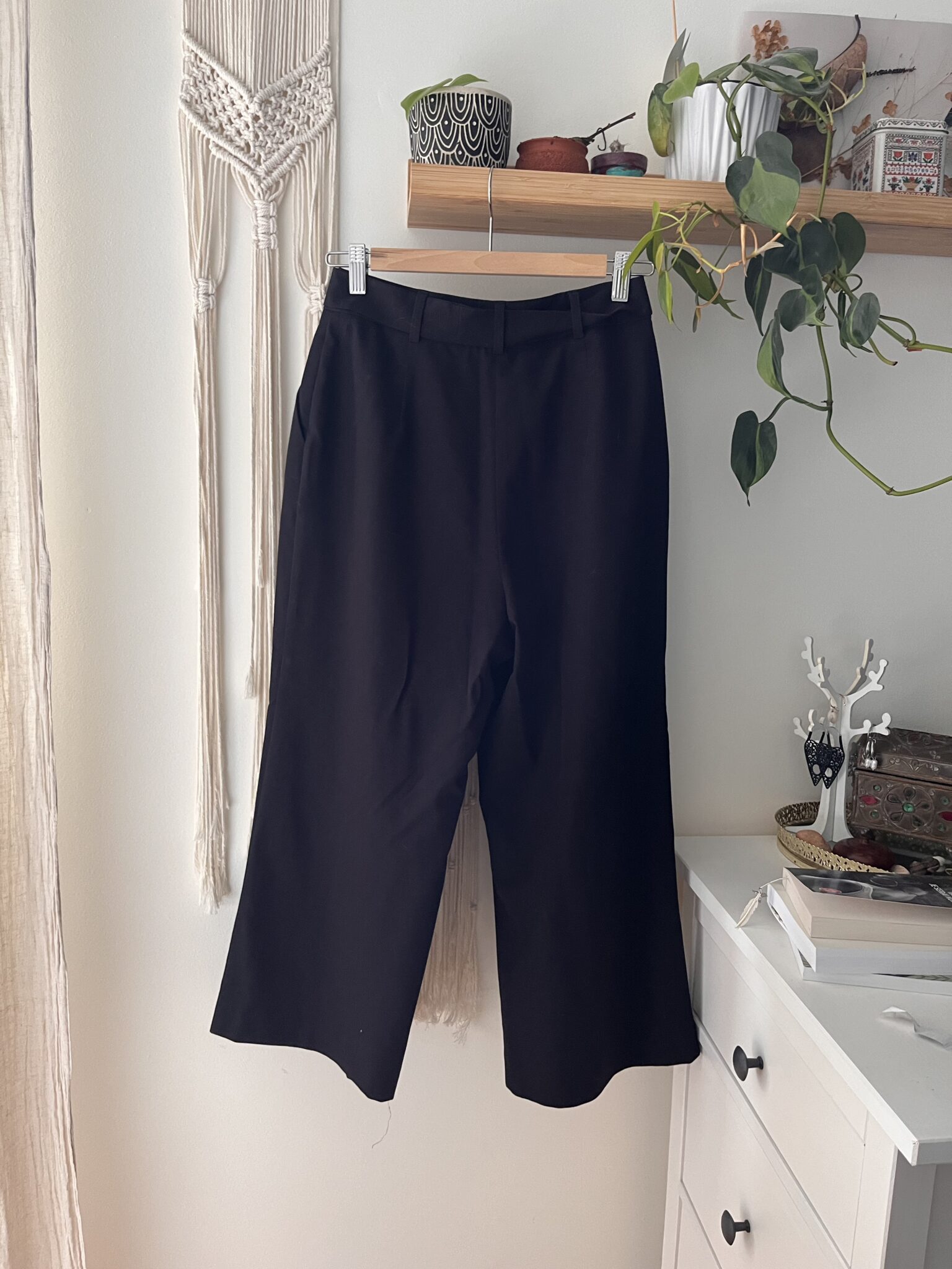 Image for Pantalons jambes larges crop