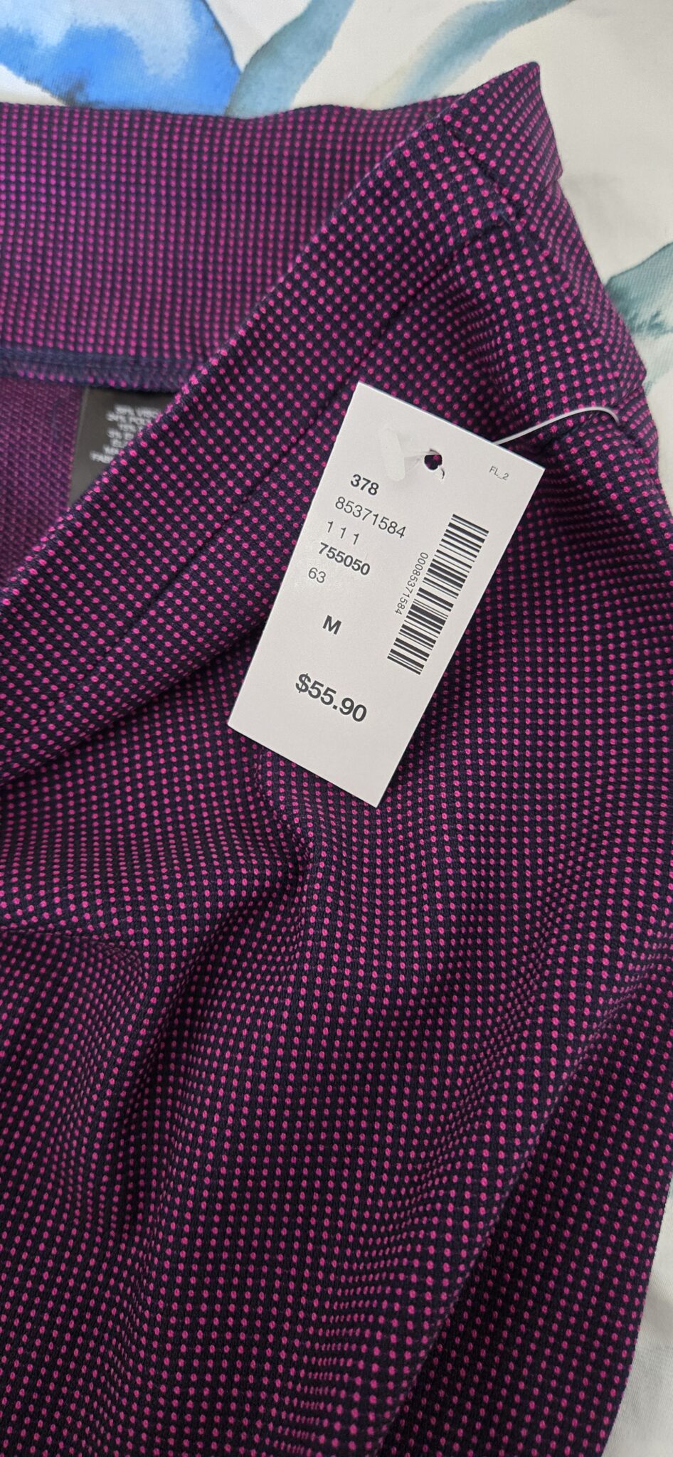 Image for Jupe droite vichy moderne extensible
