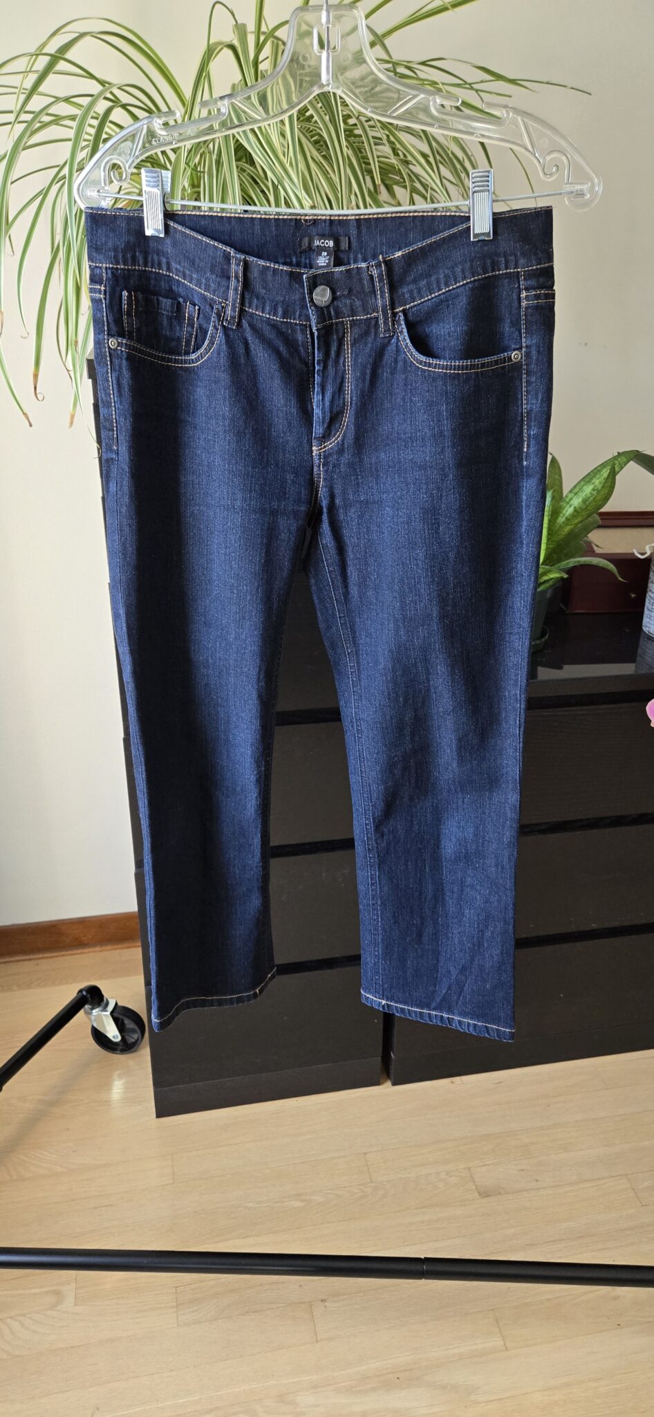 Featured image for Jean 3/4, bleu marin