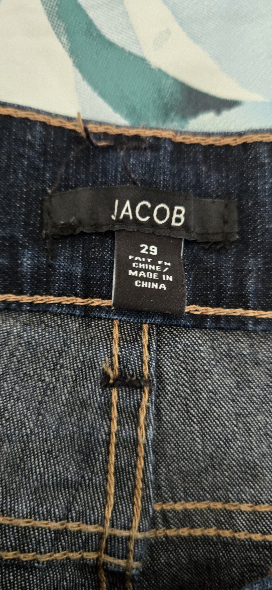 Image for Jean 3/4, bleu marin
