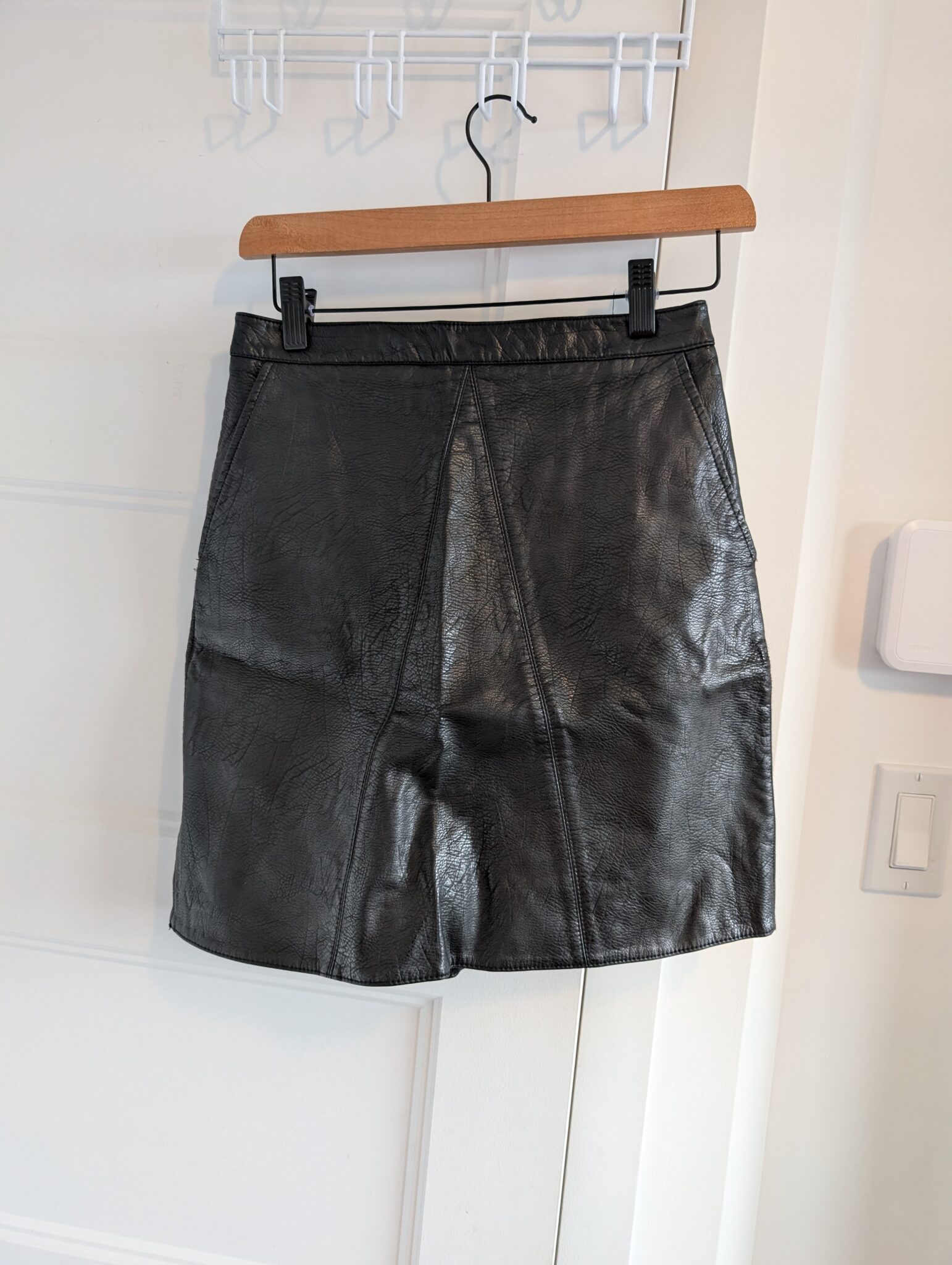 Featured image for Zara/Jupe Faux Cuir Sz XS