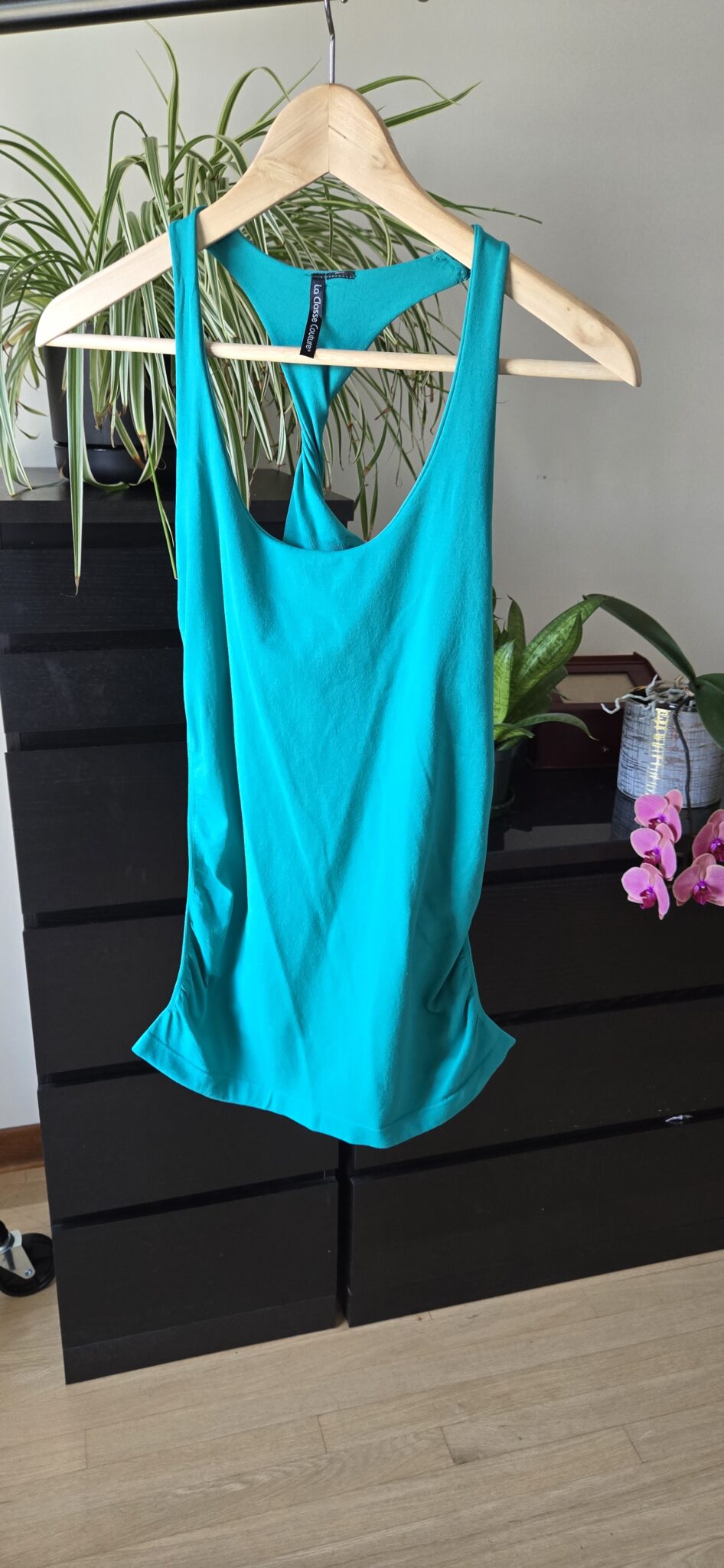 Featured image for Camisole verte, dos nageur