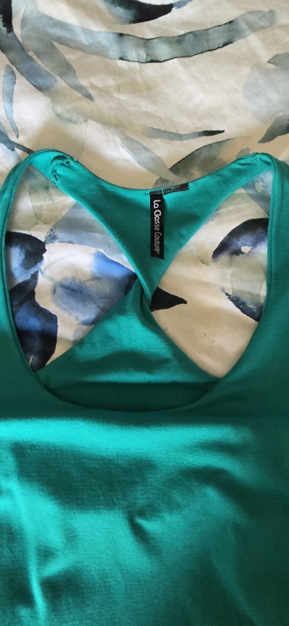 Image for Camisole verte, dos nageur
