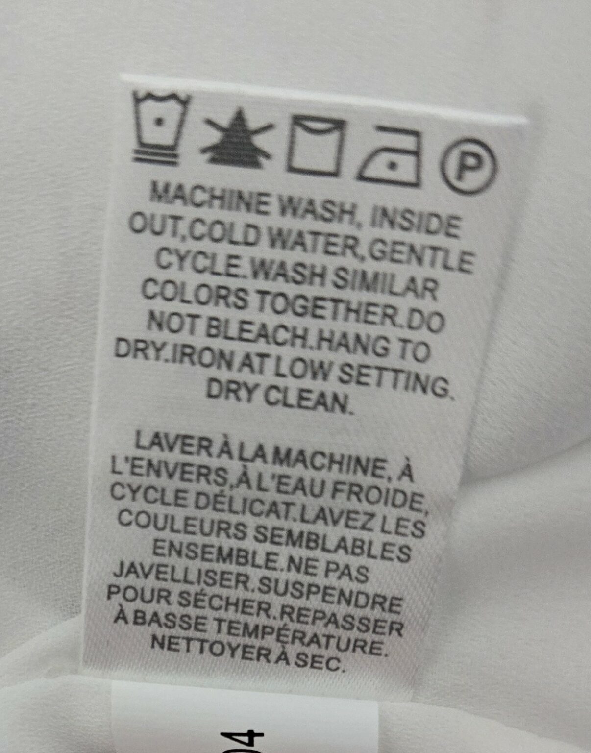Image for Camisole blanche doublée à motifs abstraits