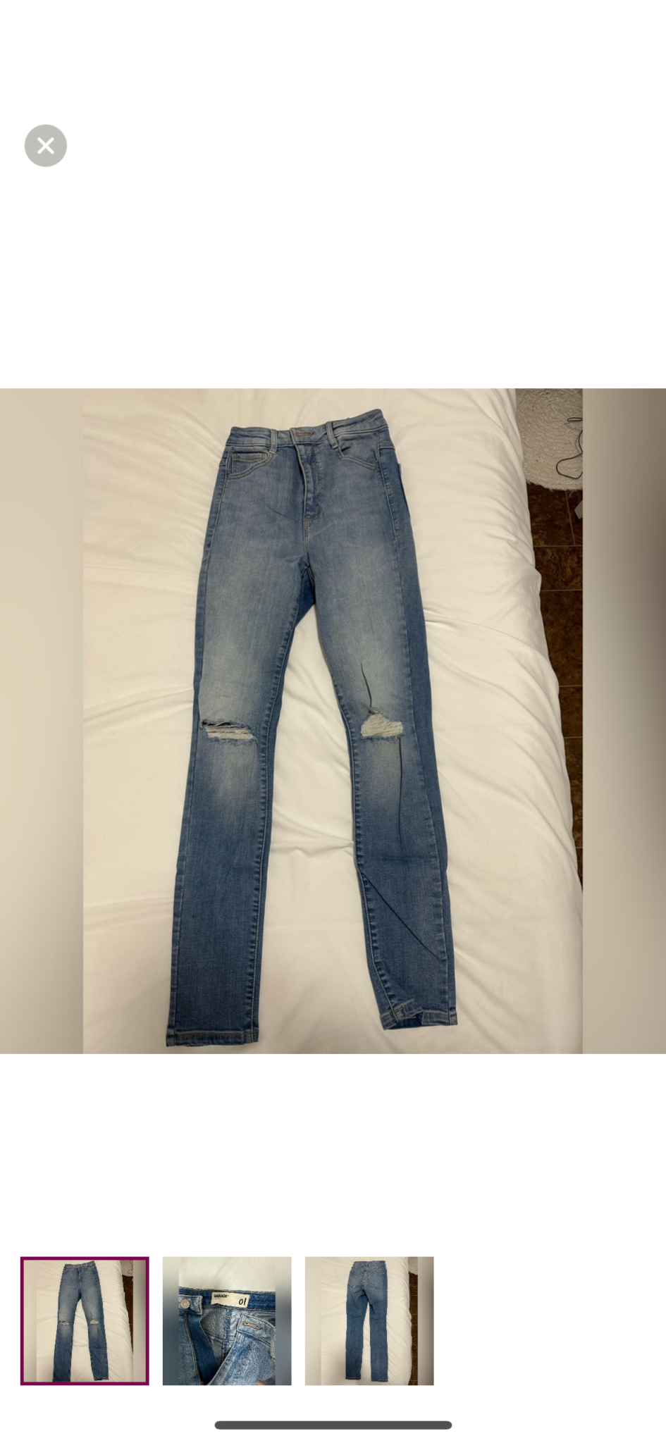 Featured image for Garage skinny jeans size 01